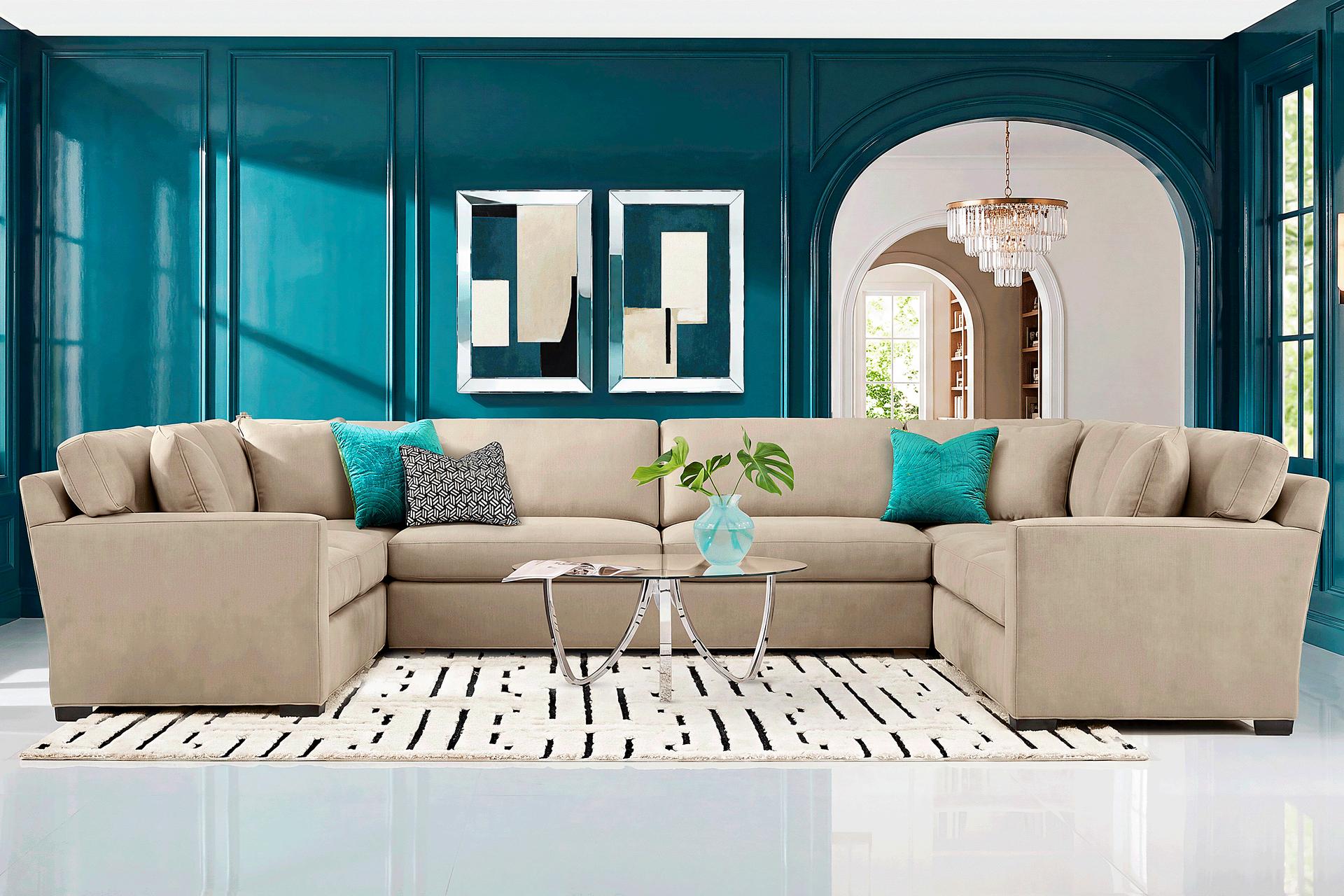 Harmonie Light Taupe 3 Pc Sectional