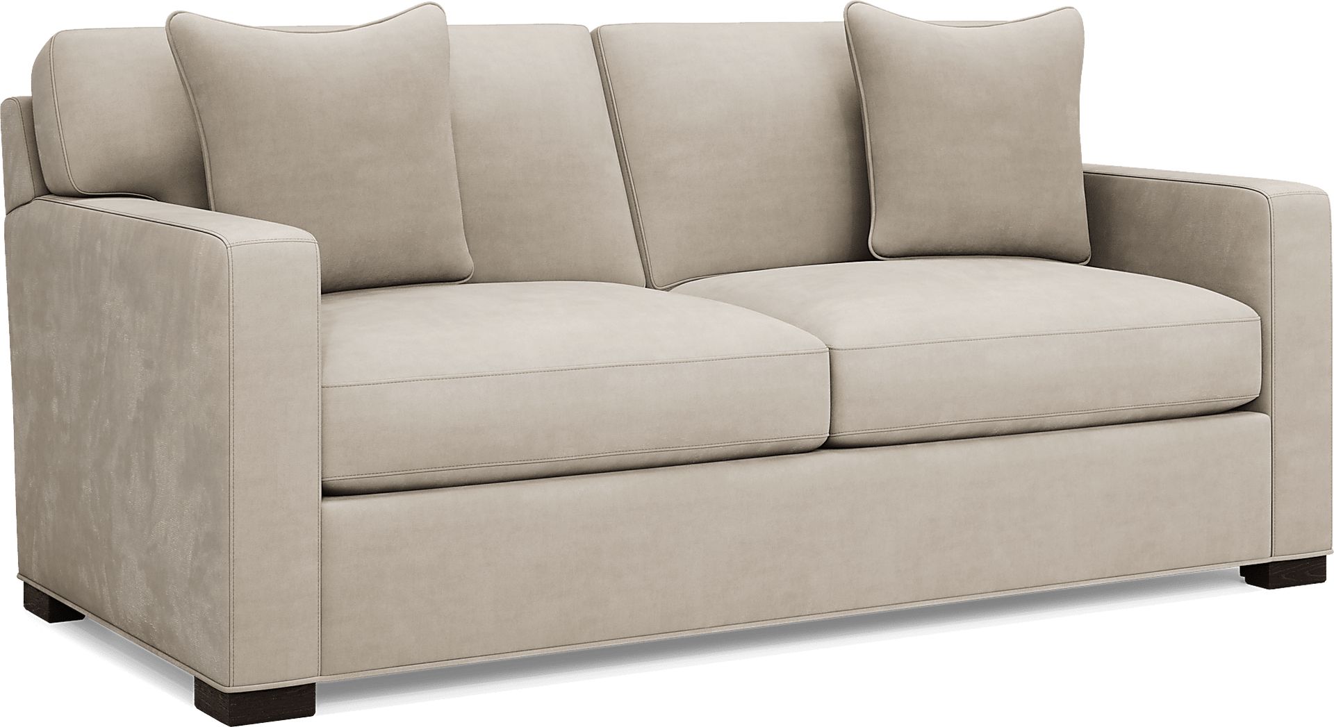 Harmonie Light Taupe Apartment Gel Foam Sleeper Sofa - Image 3