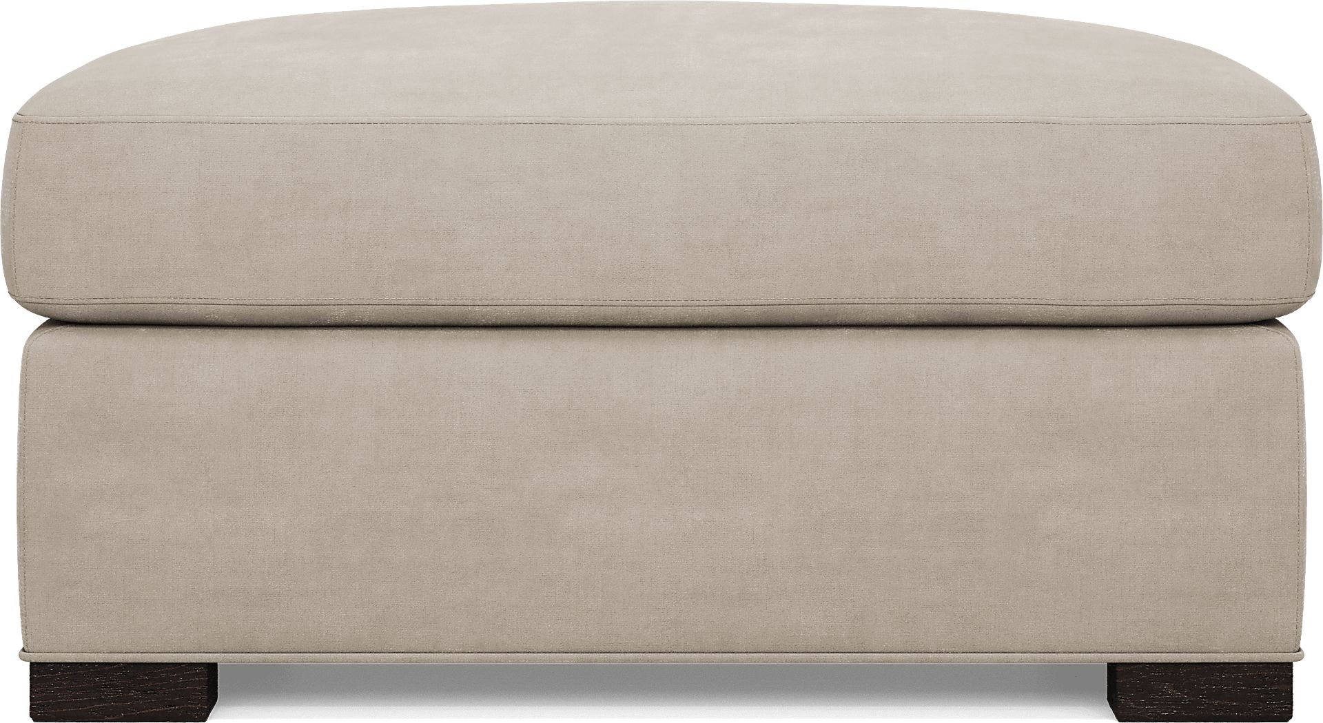 Harmonie Light Taupe Ottoman - Image 2