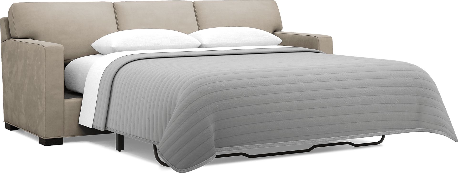 Harmonie Light Taupe Sleeper Sofa - Image 2
