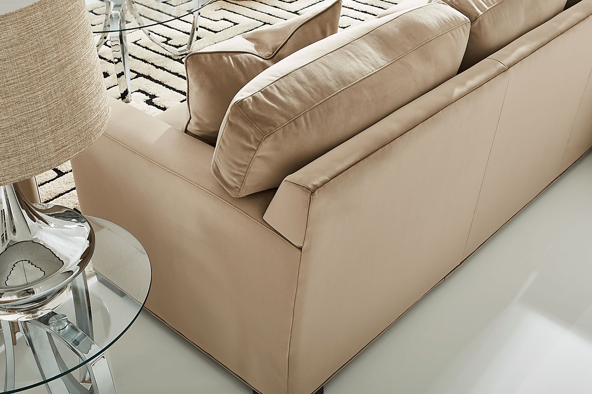Harmonie Light Taupe 2 Pc Living Room - Image 4