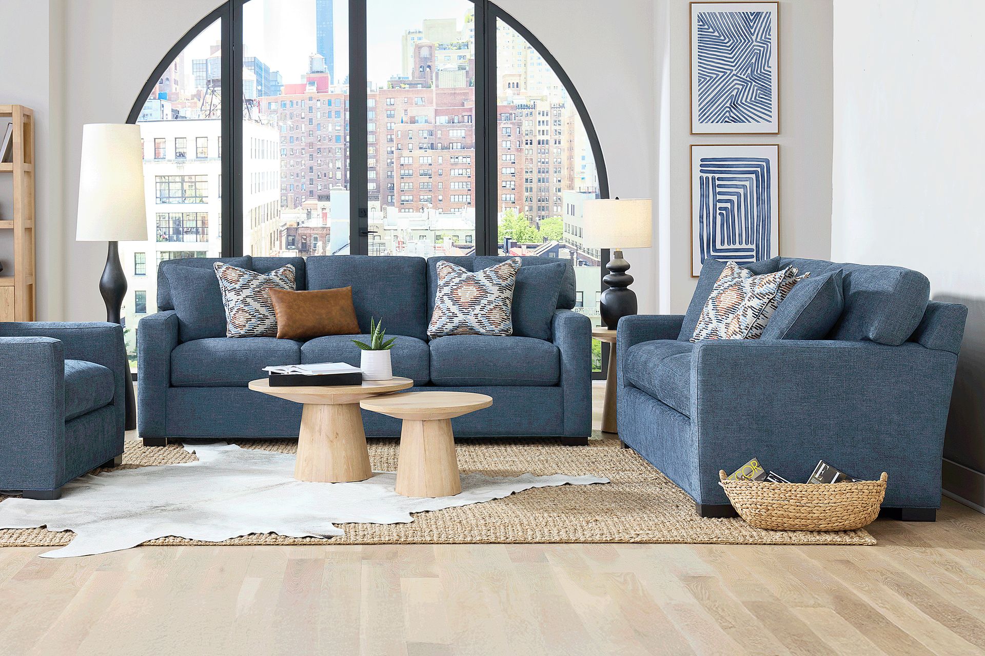 Harmonie Sapphire 2 Pc Living Room - Image 1