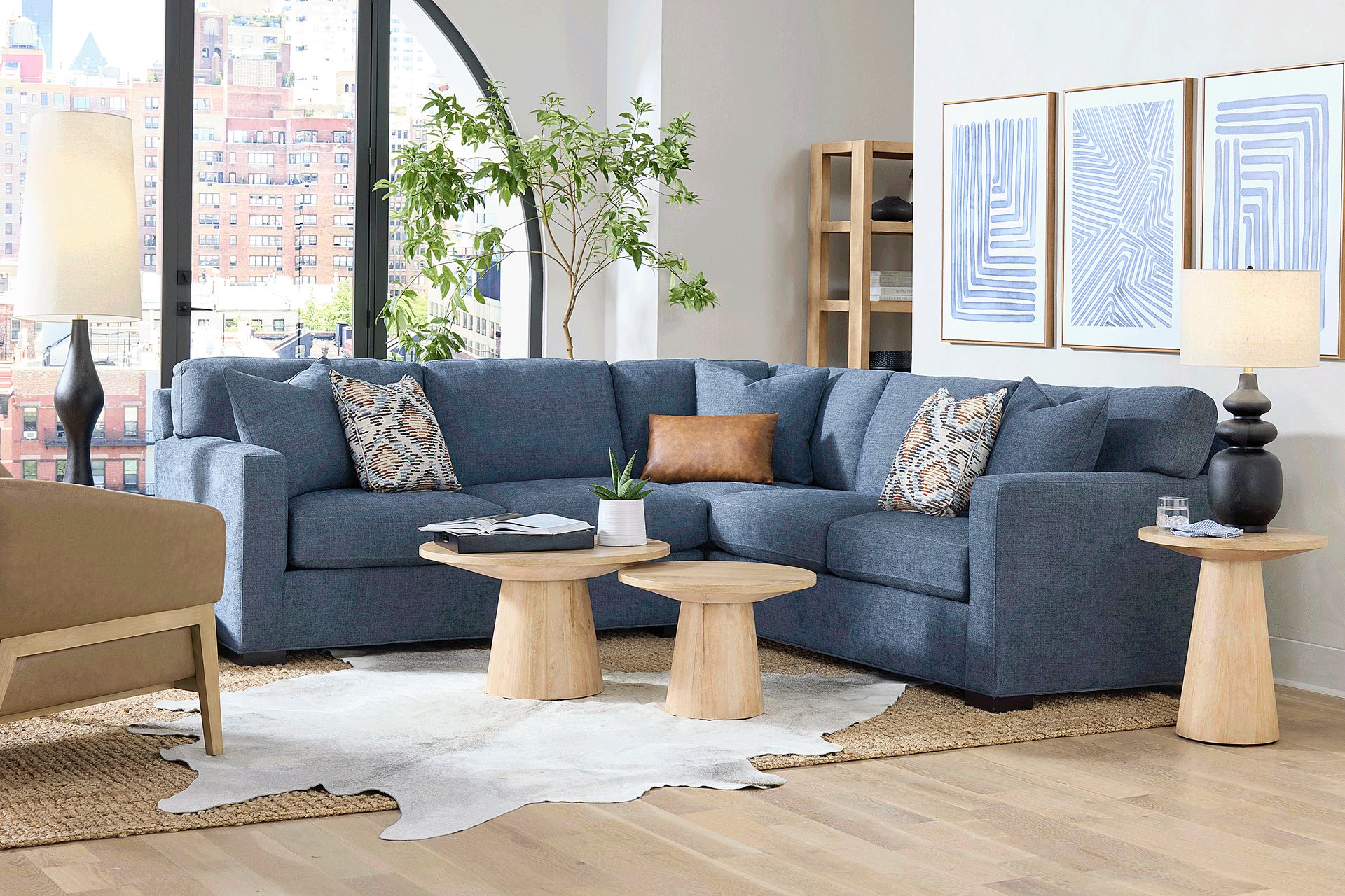 Harmonie Sapphire 2 Pc Sectional - Image 1