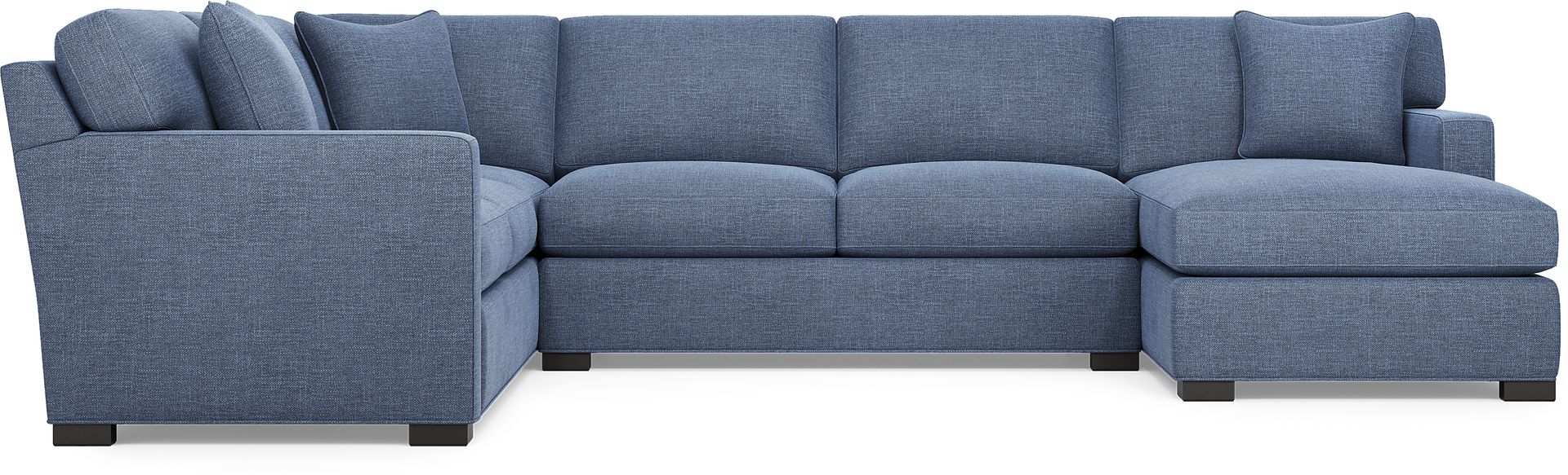 Harmonie Sapphire 3 Pc Gel Foam Sleeper Sectional - Image 6