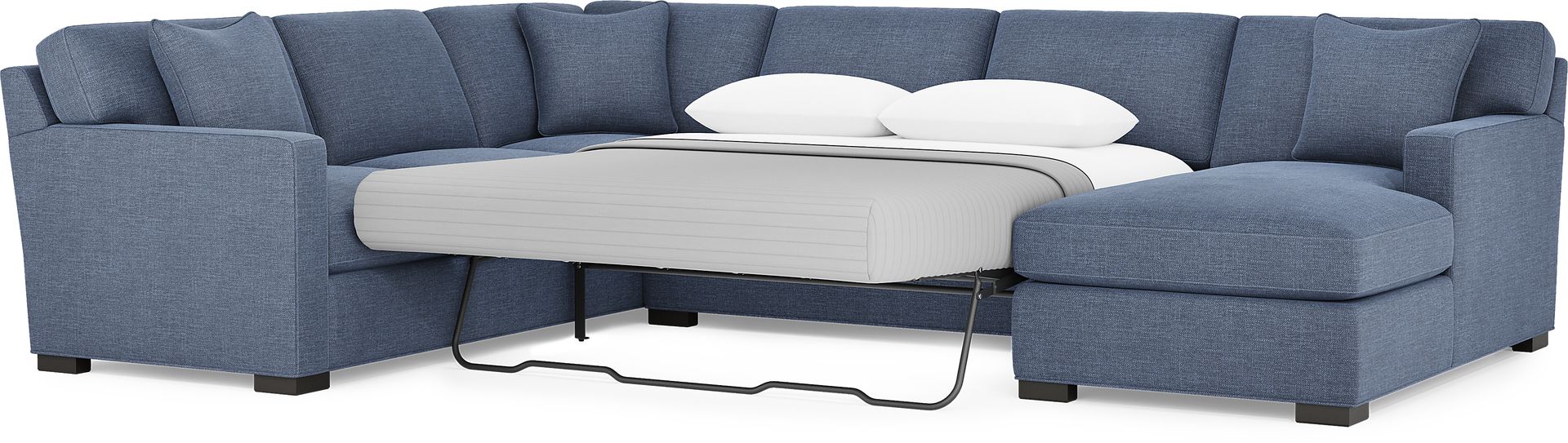 Harmonie Sapphire 3 Pc Sleeper Sectional - Image 2