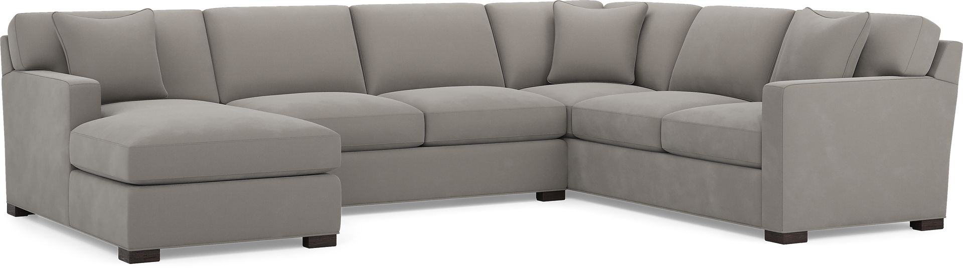 Harmonie Steel 3 Pc Gel Foam Sleeper Sectional - Image 1