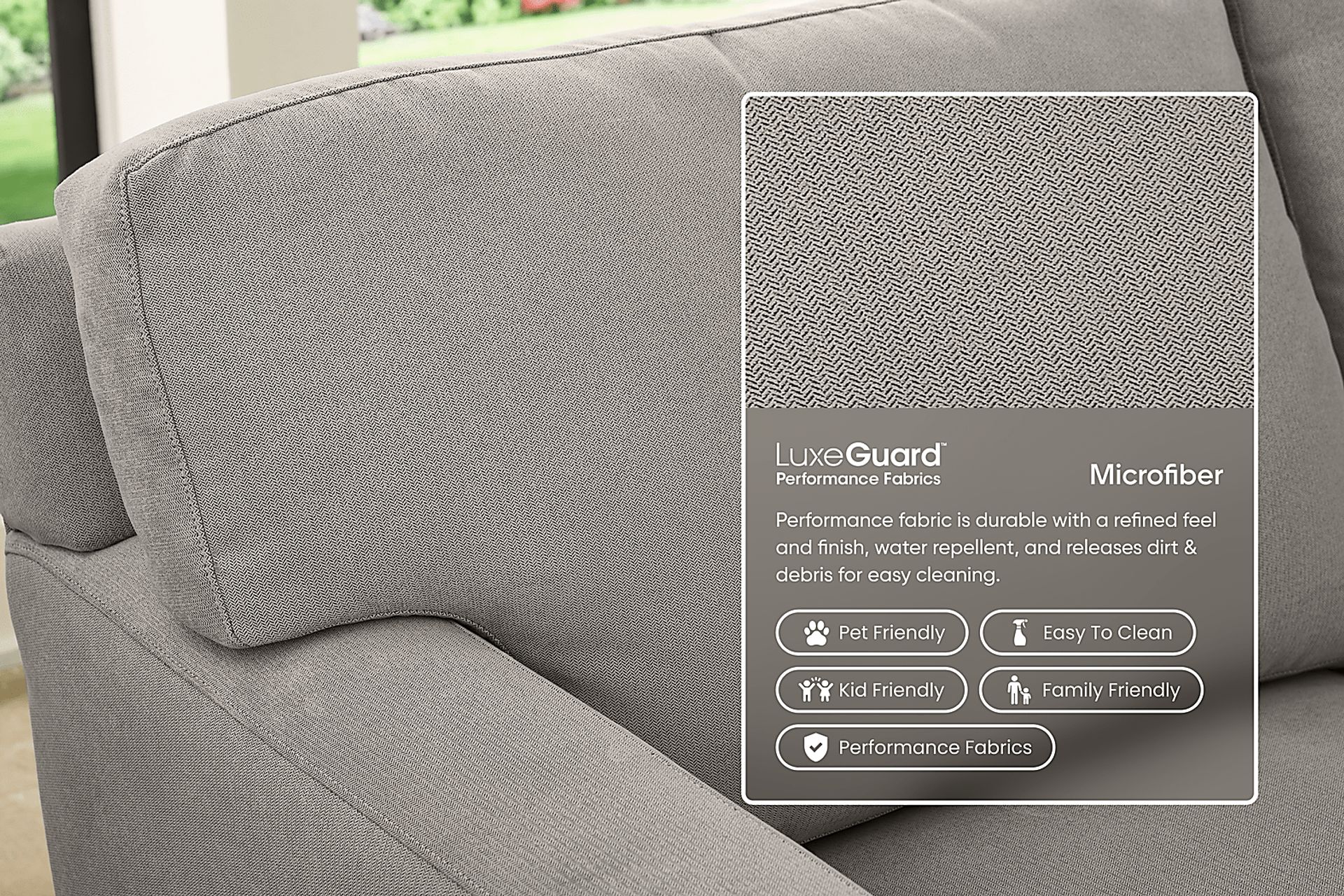 Harmonie Steel 3 Pc Sectional - Image 3