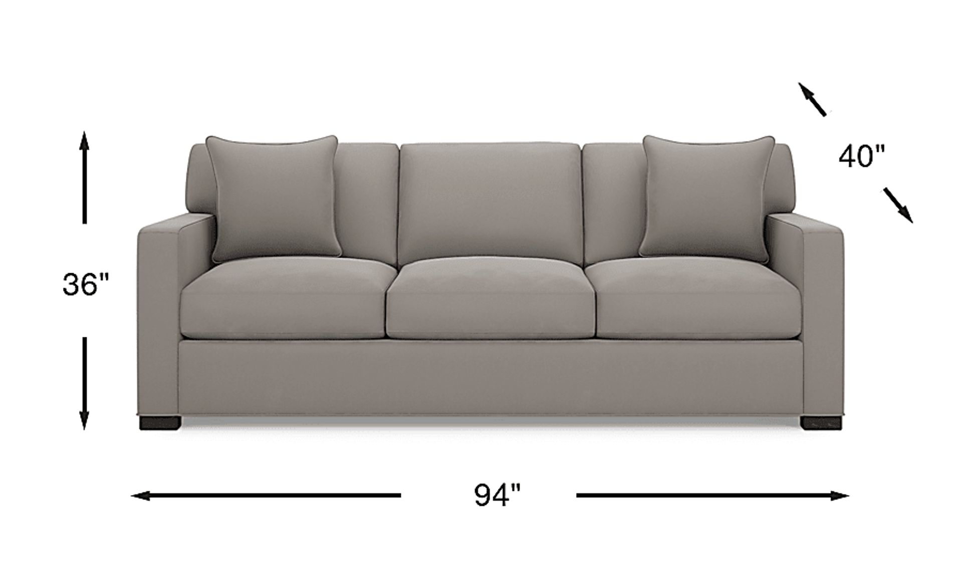 Dimension Image. Please refer to the Dimension Tab on this page for dimension details.