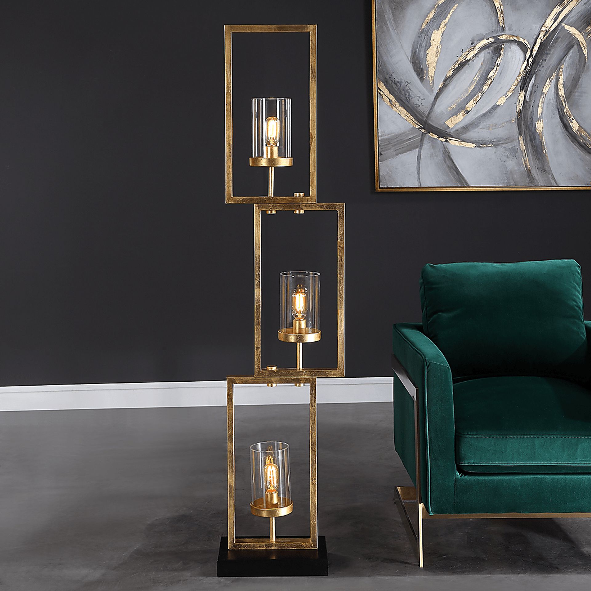 Harmont Gold Floor Lamp - Image 3