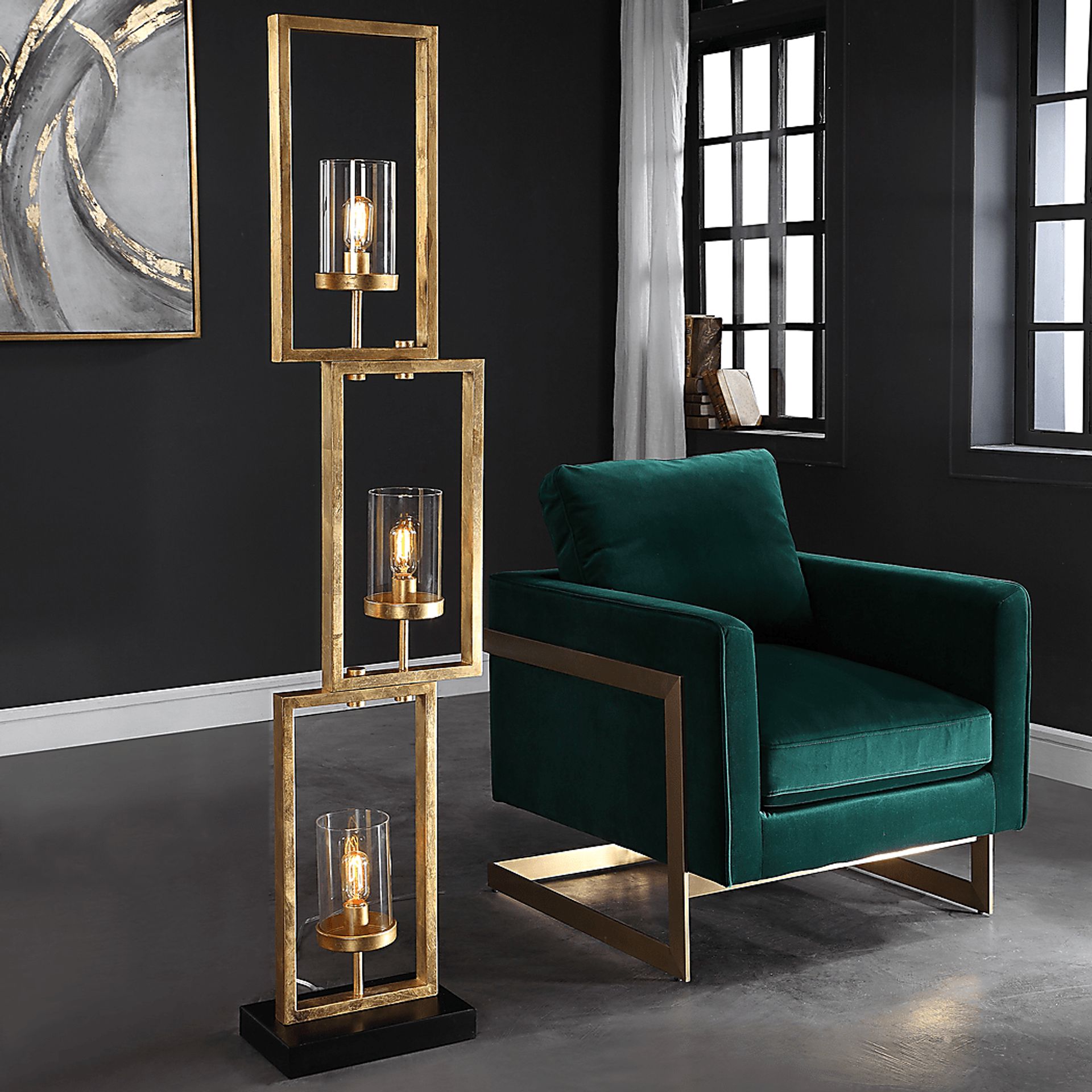 Harmont Gold Floor Lamp - Image 7