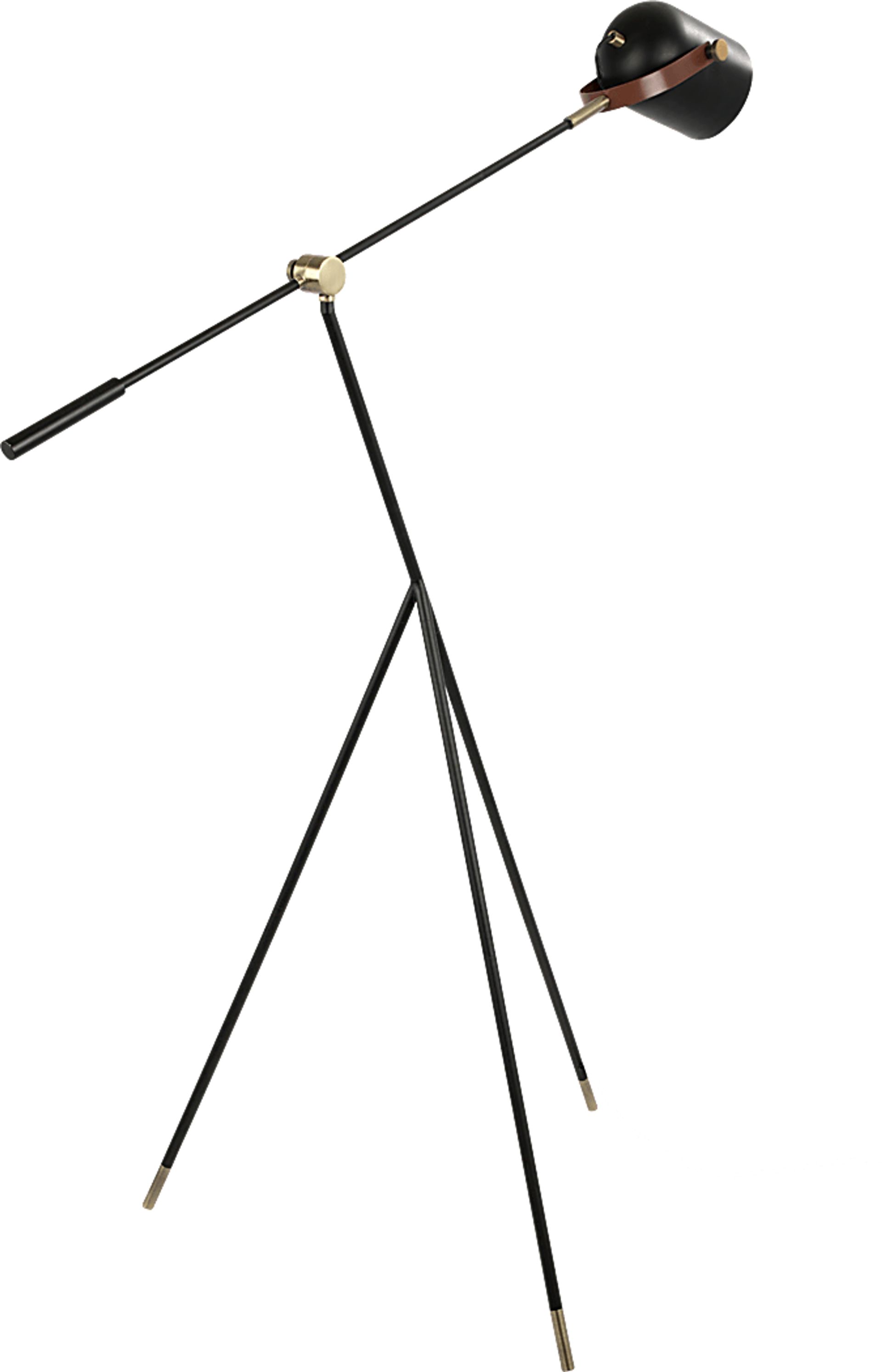 Harmony Alley Black Floor Lamp - Image 3