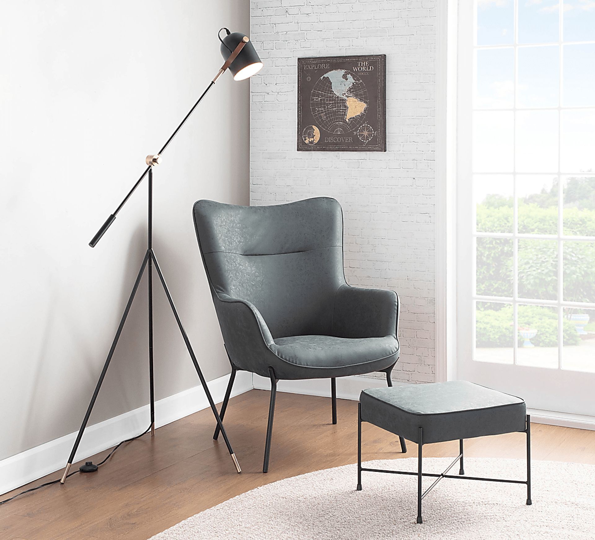 Harmony Alley Black Floor Lamp - Image 6