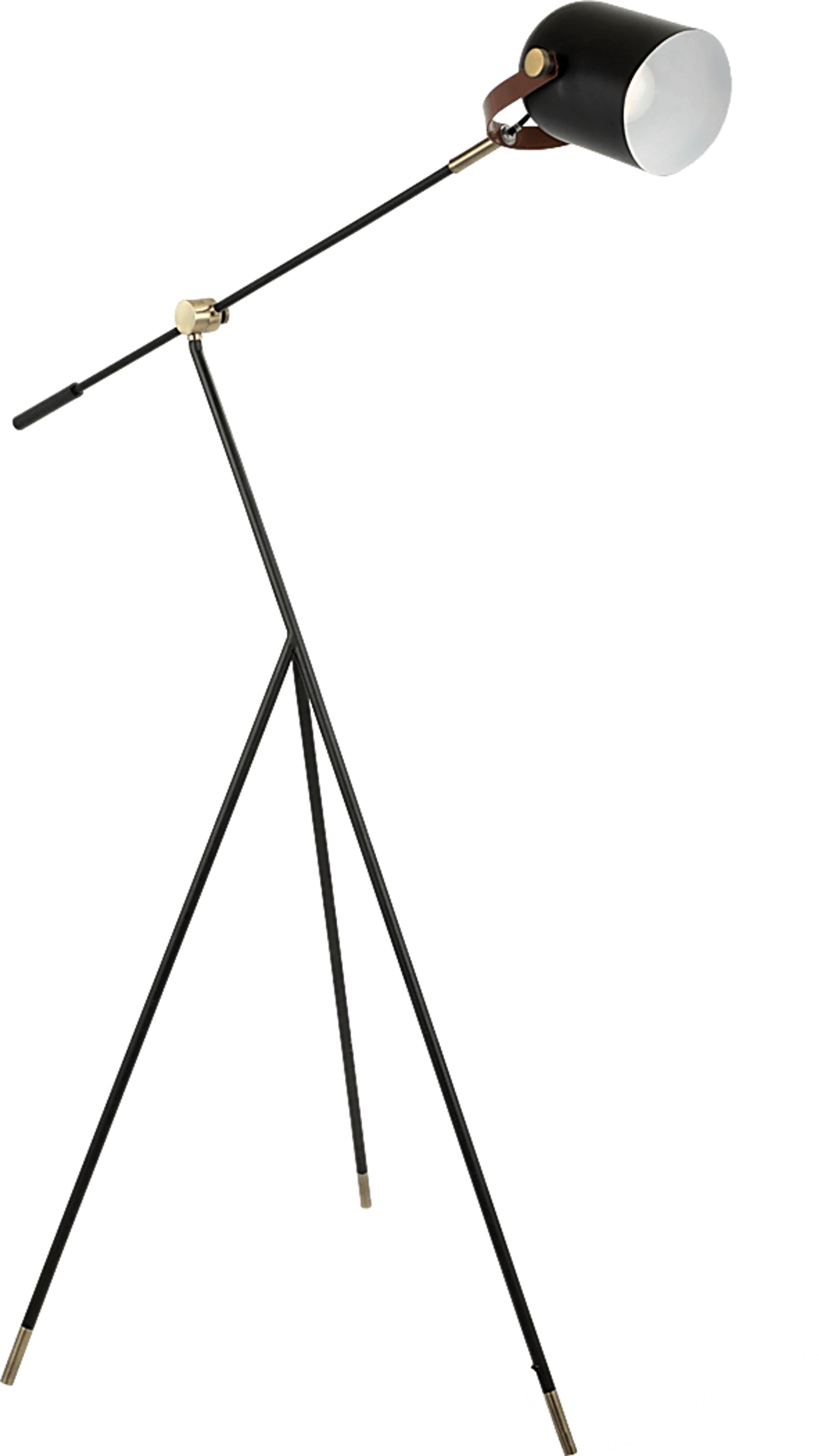 Harmony Alley Black Floor Lamp - Image 1