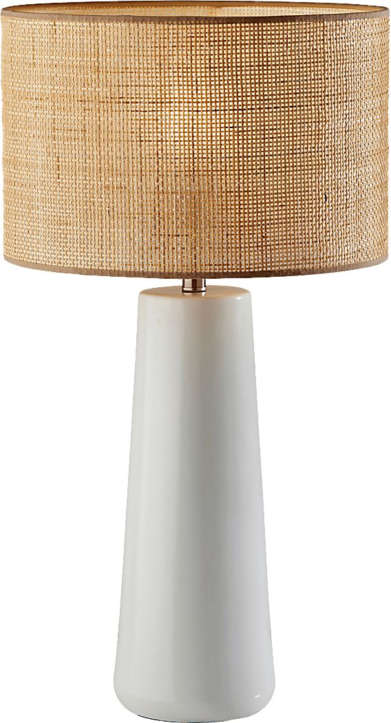 Harney Cave White Lamp