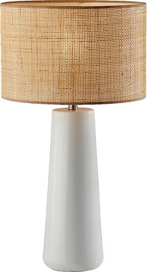 Harney Cave White Lamp