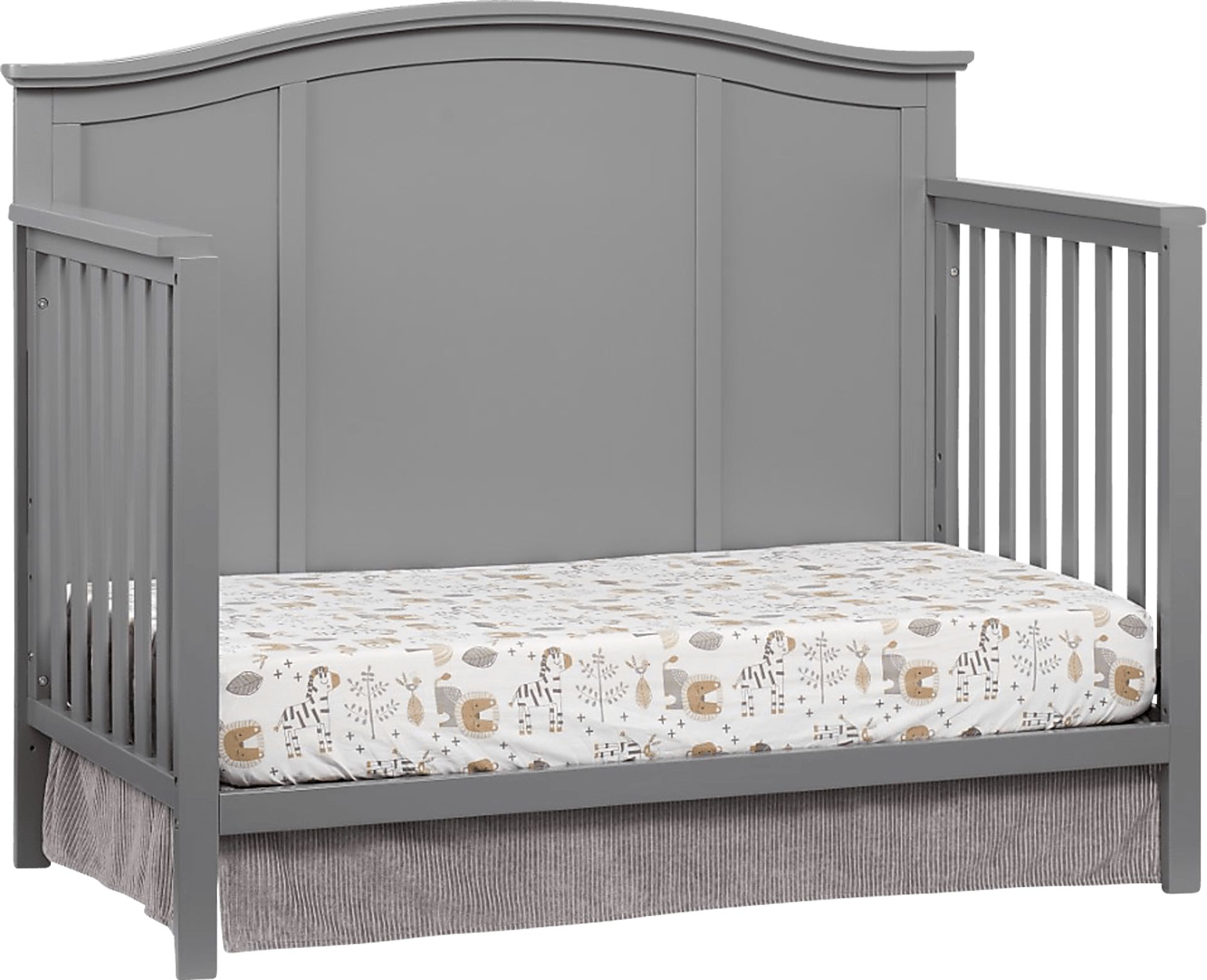 Harnsley Gray Convertible Crib - Image 4