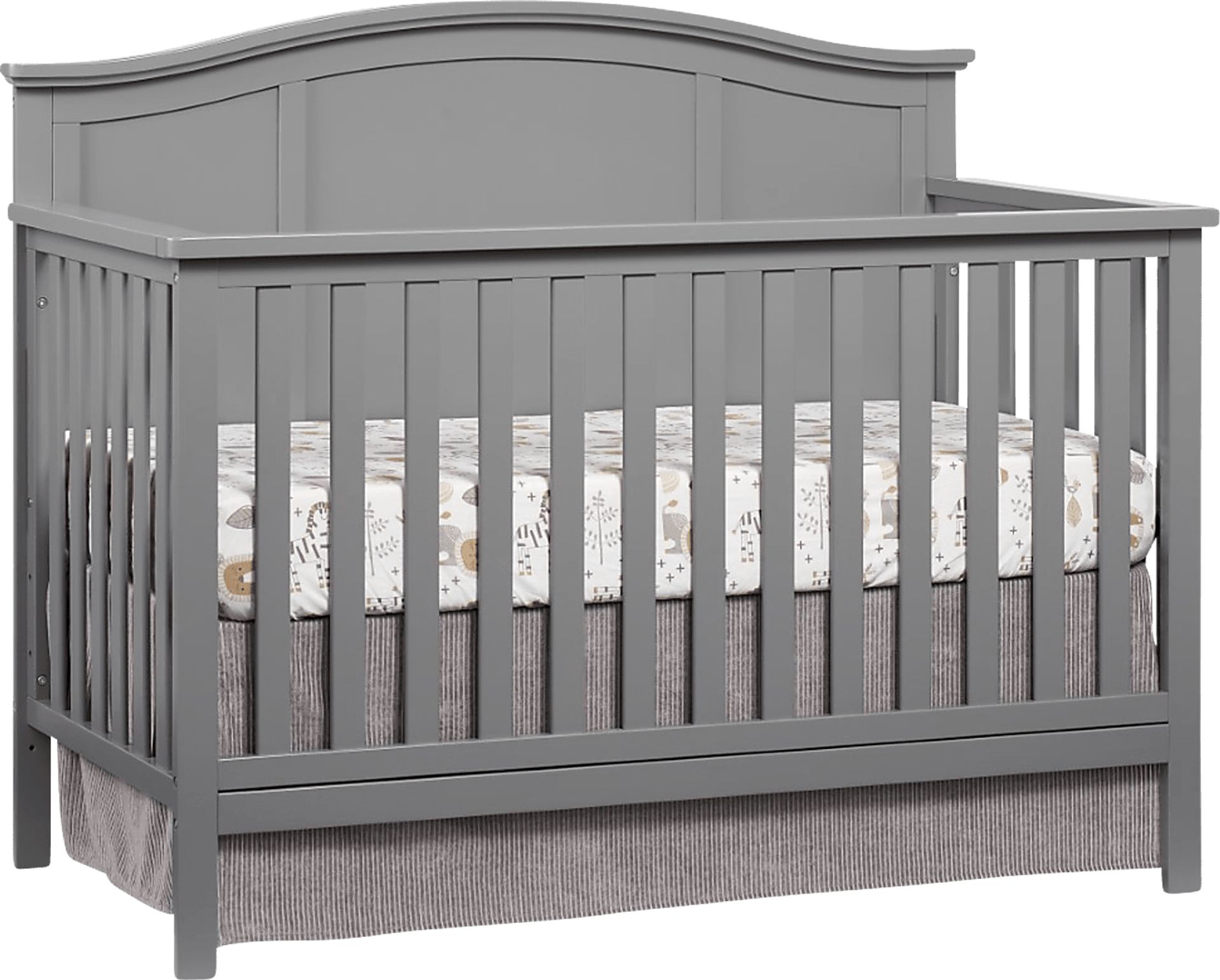 Harnsley Gray Convertible Crib - Image 1