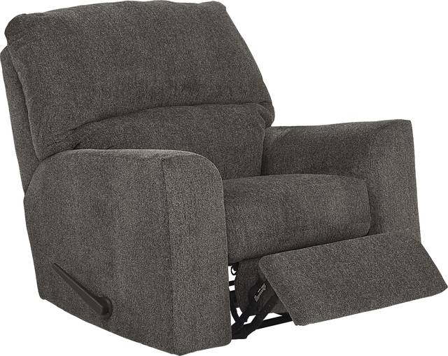 Harold Square Pewter Rocker Recliner - Thumbnail - Image 2