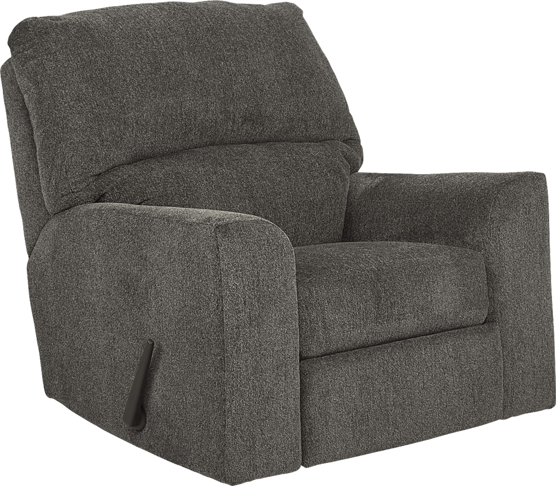 Harold Square Pewter Rocker Recliner - Image 1