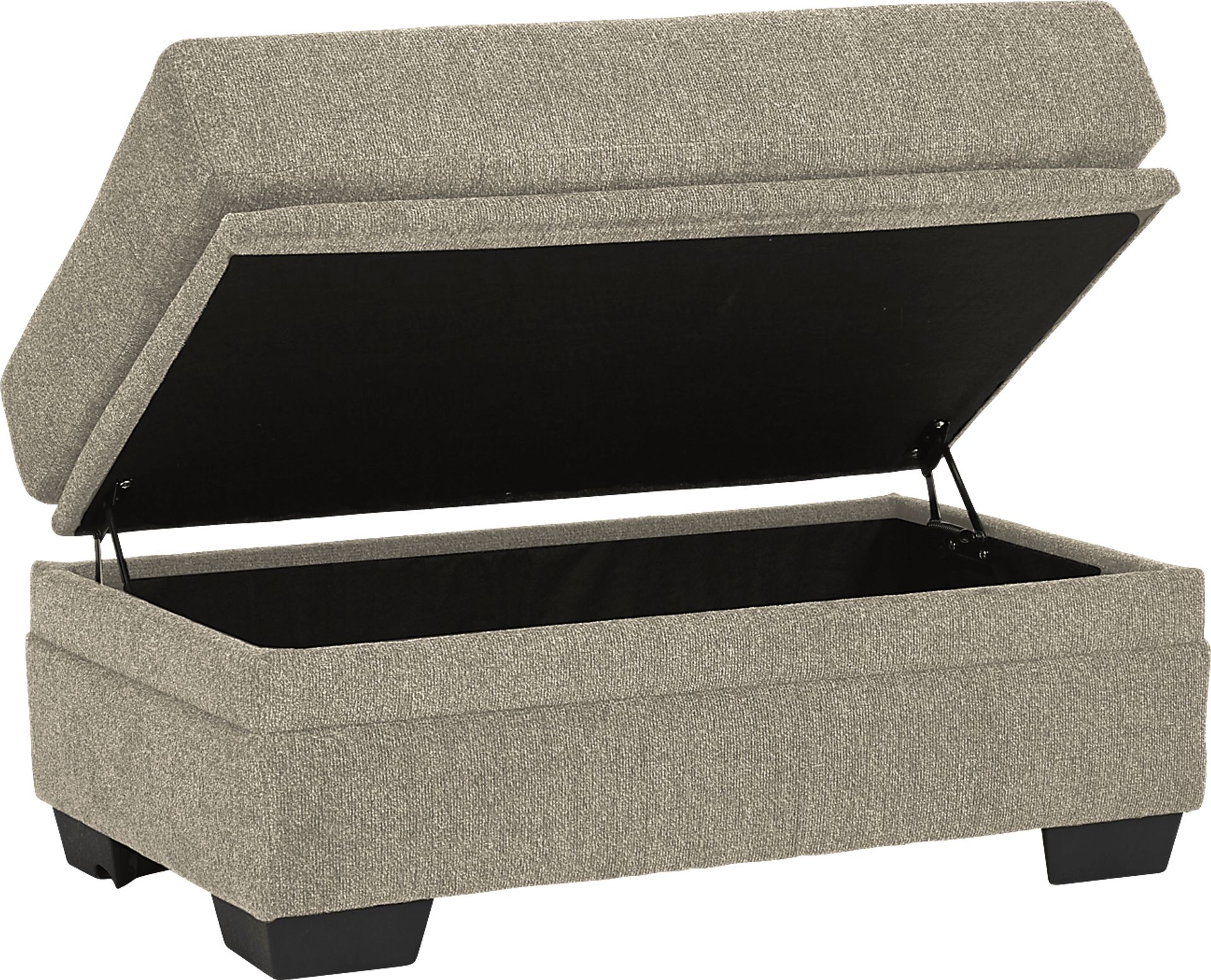 Harold Square Platinum 4 Pc Sectional Living Room - Image 5
