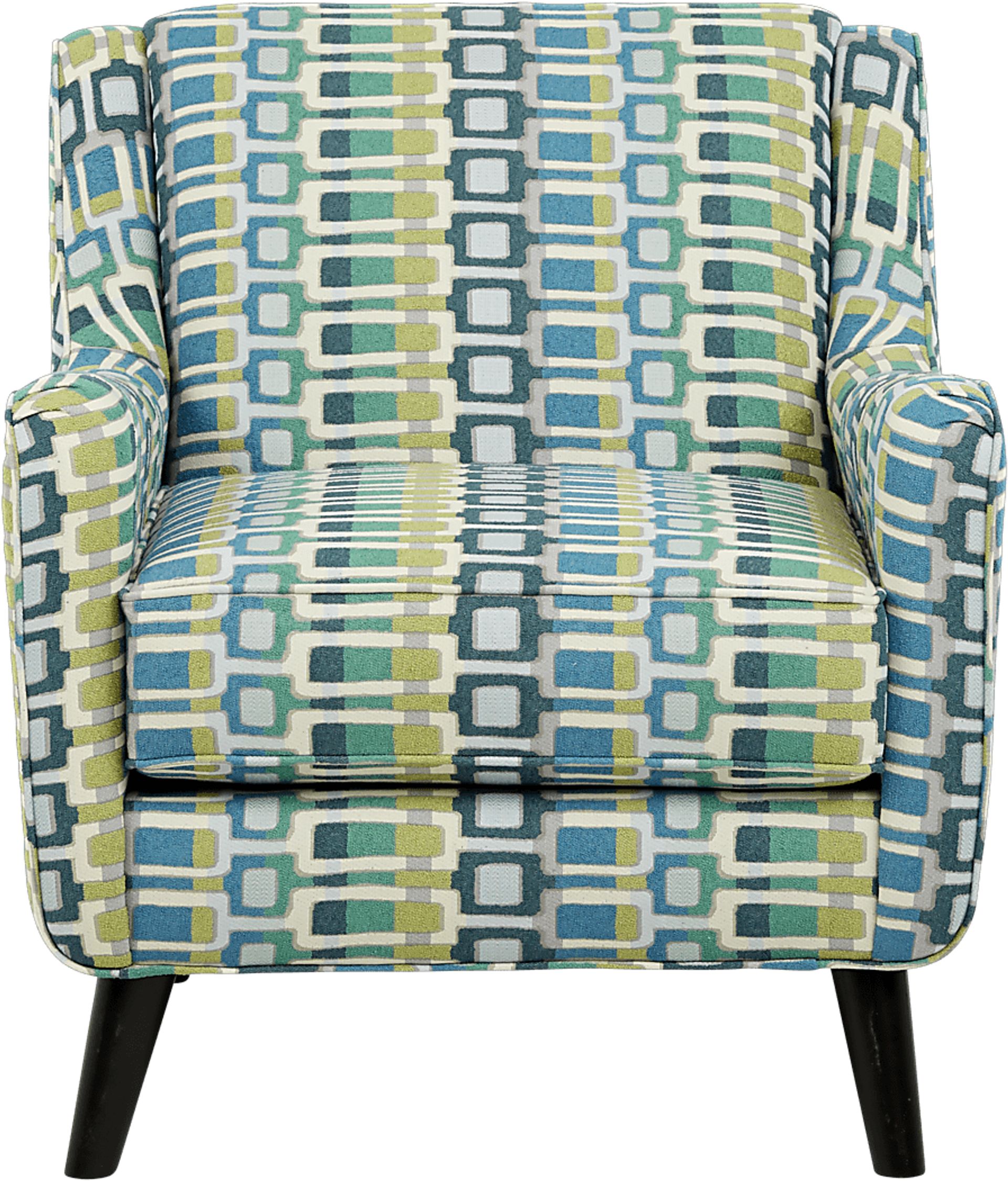 Harper Aquamarine Accent Chair - Image 2