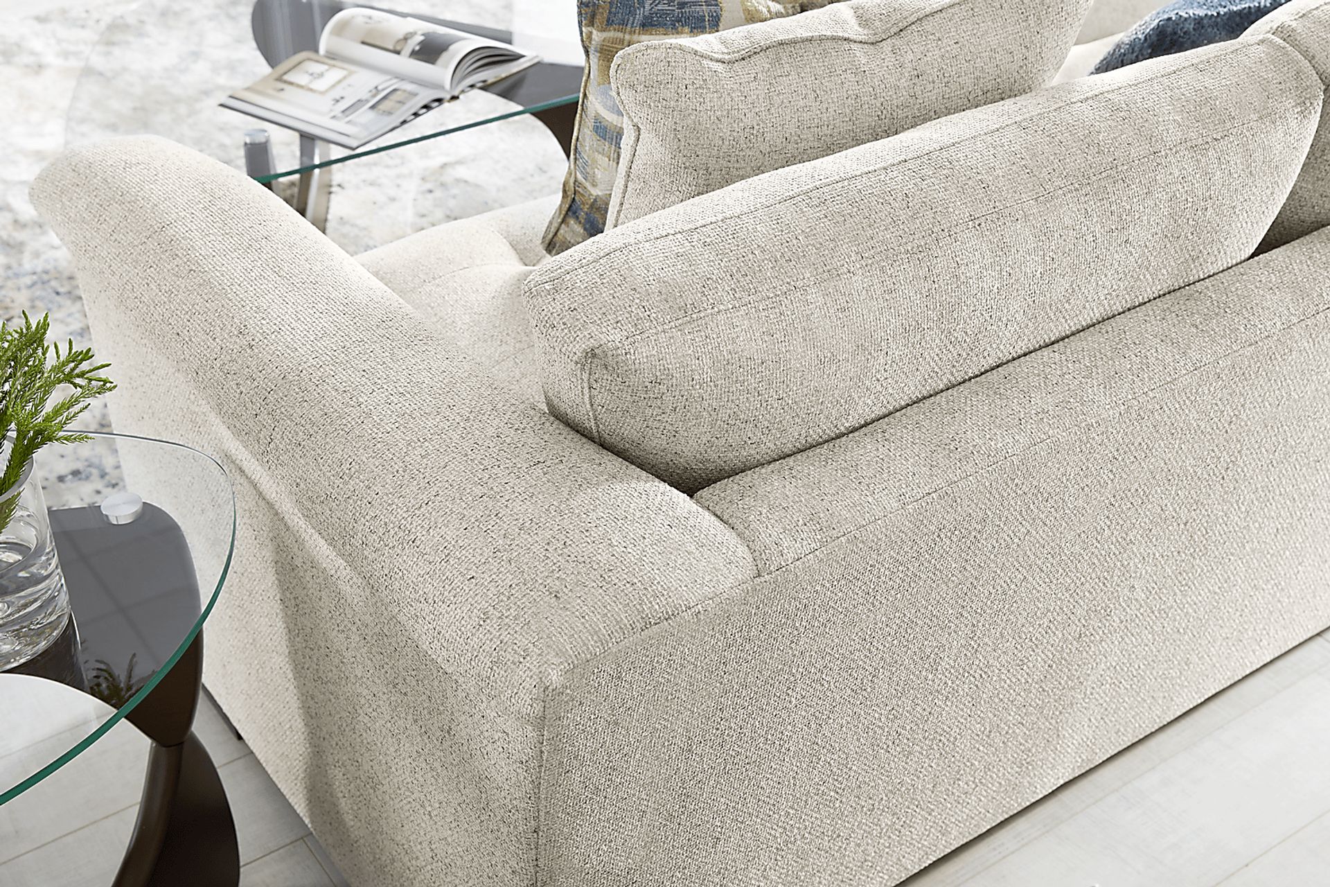 Harper Beige 2 Pc Sectional - Image 4