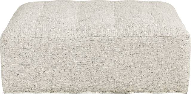 Harper Beige Cocktail Ottoman - Thumbnail - Image 1