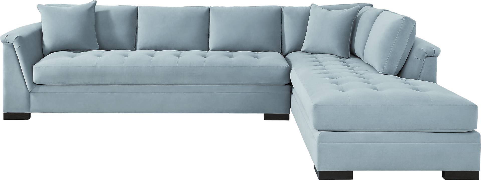 2 pc right arm chaise xl sectional