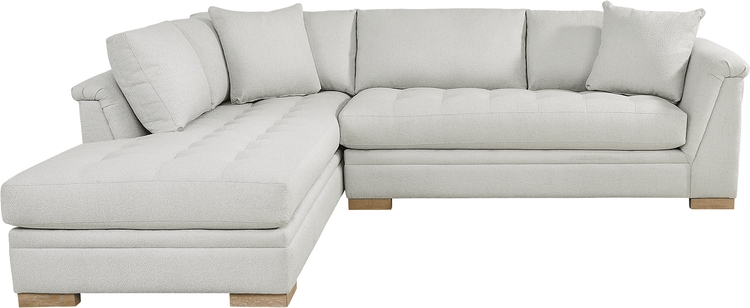 2 pc left arm chaise sectional