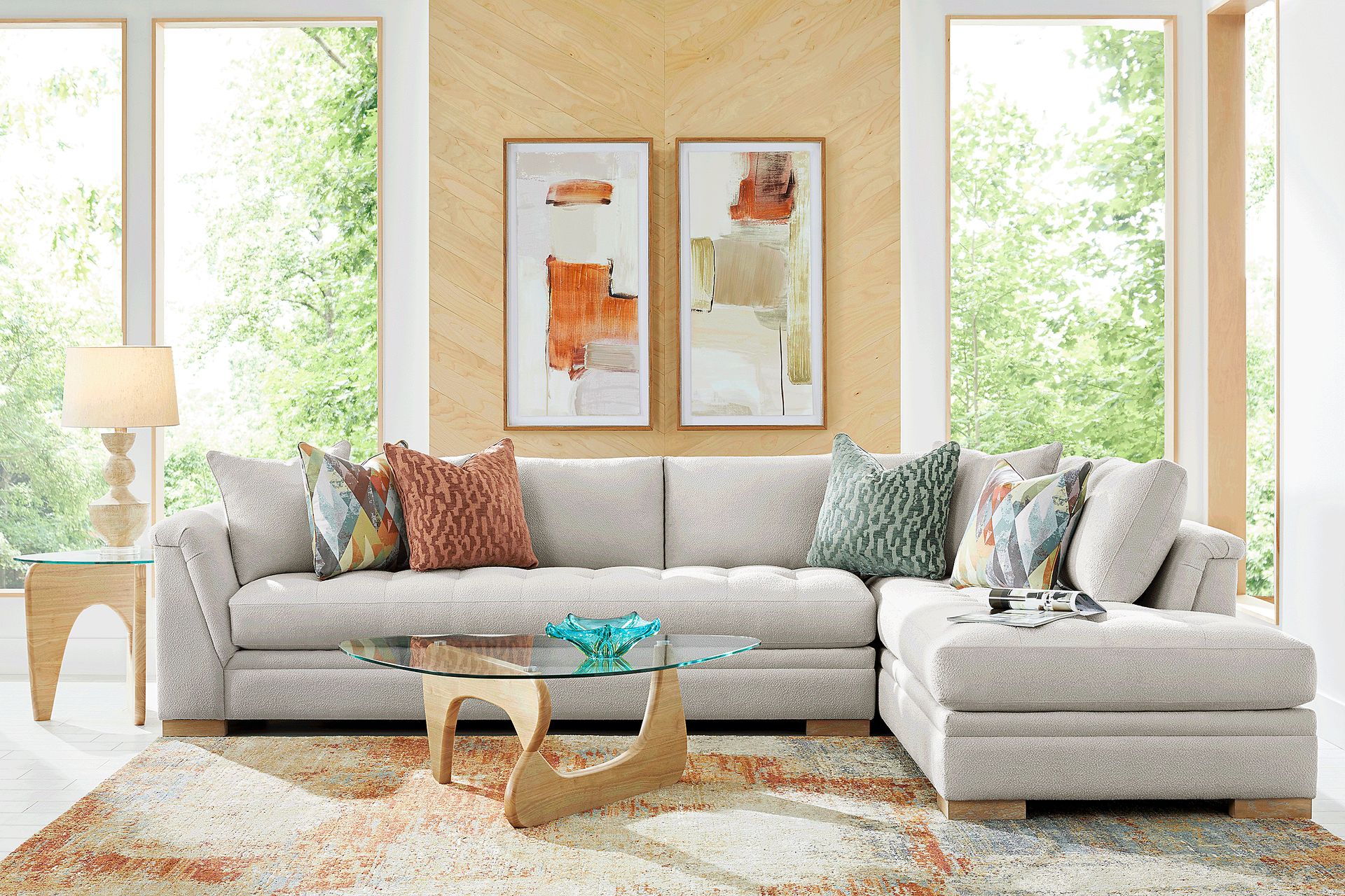 Harper Gray 2 Pc XL Sectional - Image 2