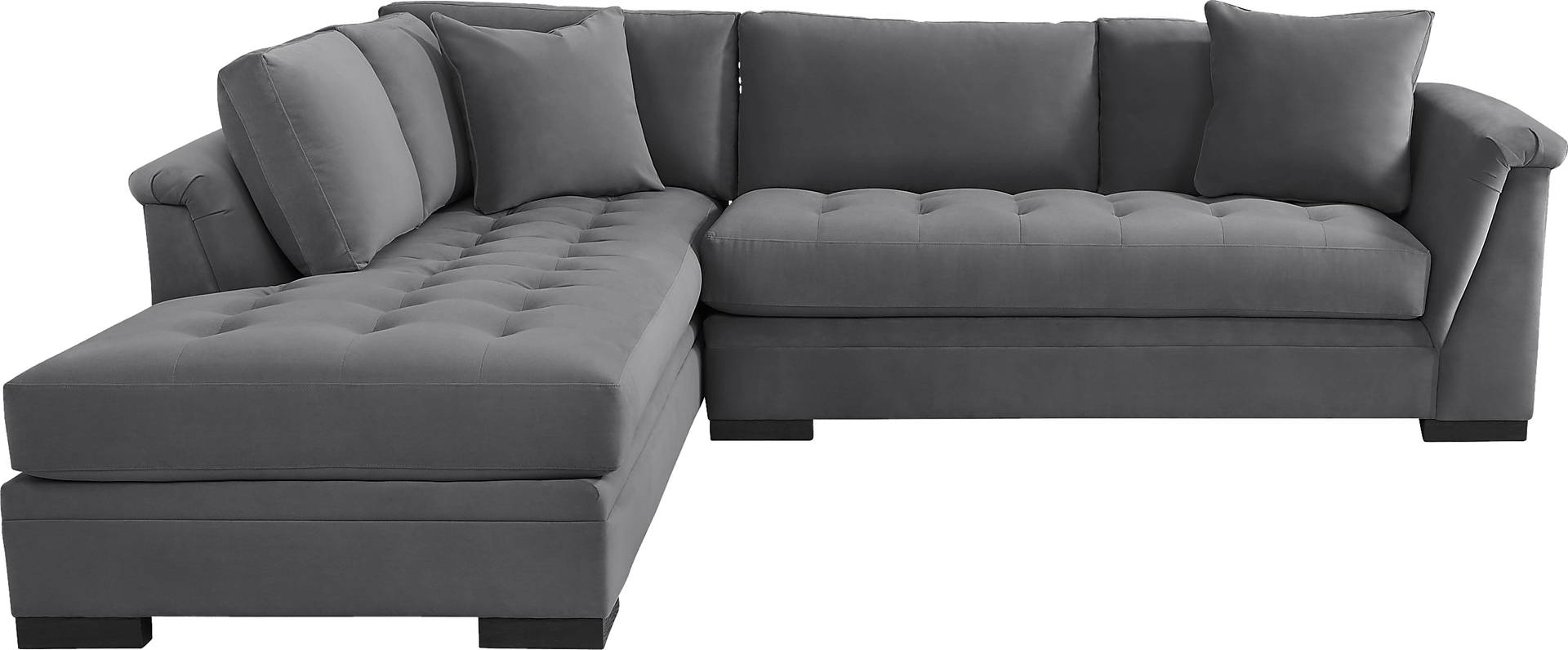 2 pc left arm chaise sectional