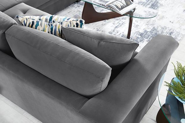 Harper Steel 5 Pc Sectional Living Room - Thumbnail - Image 7