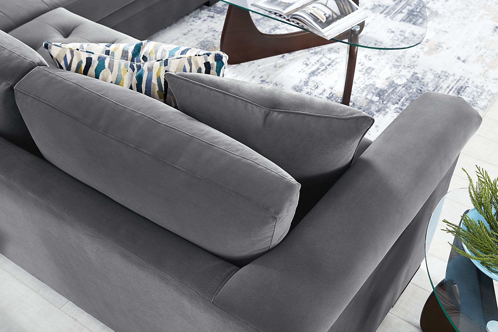 Harper Steel 2 Pc Sectional - Image 7
