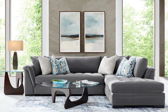 Harper 2 Pc Right Arm Chaise Sectional
