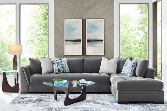 Harper 2 Pc Right Arm Chaise XL Sectional