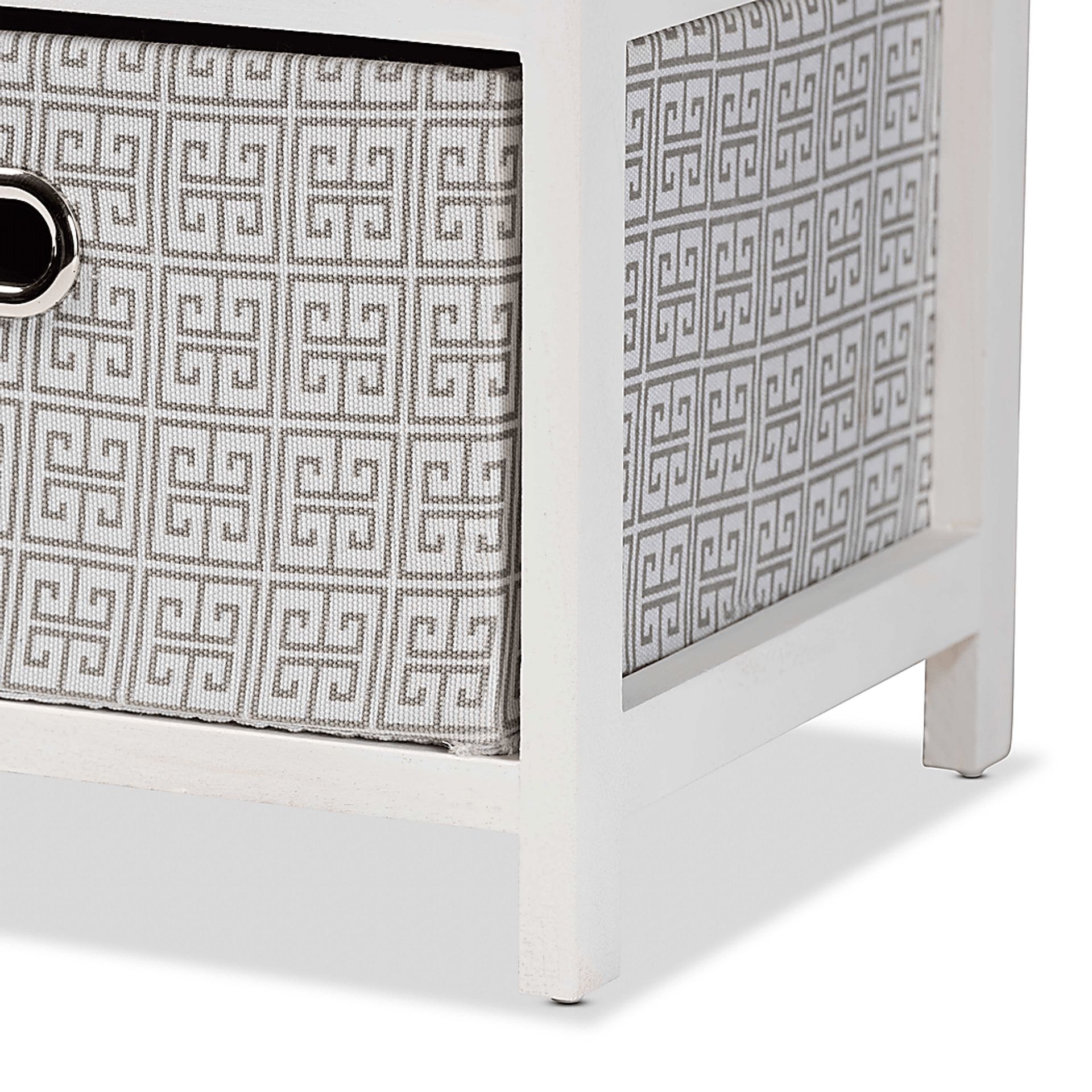 Harpercolins White 4 Basket Storage Unit - Image 4