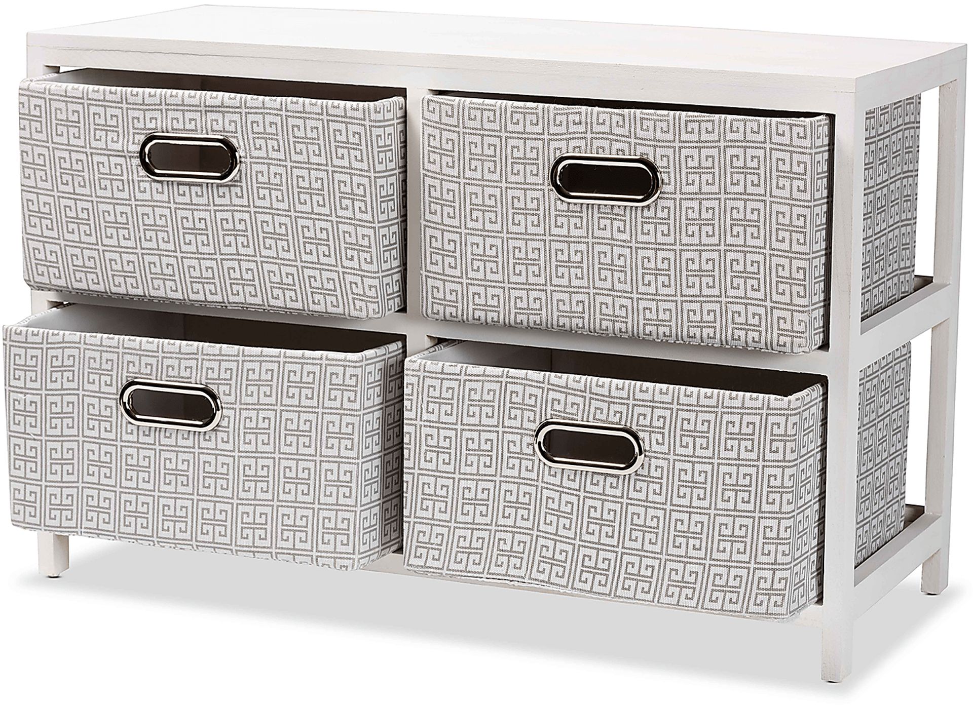 Harpercolins White 4 Basket Storage Unit - Image 8