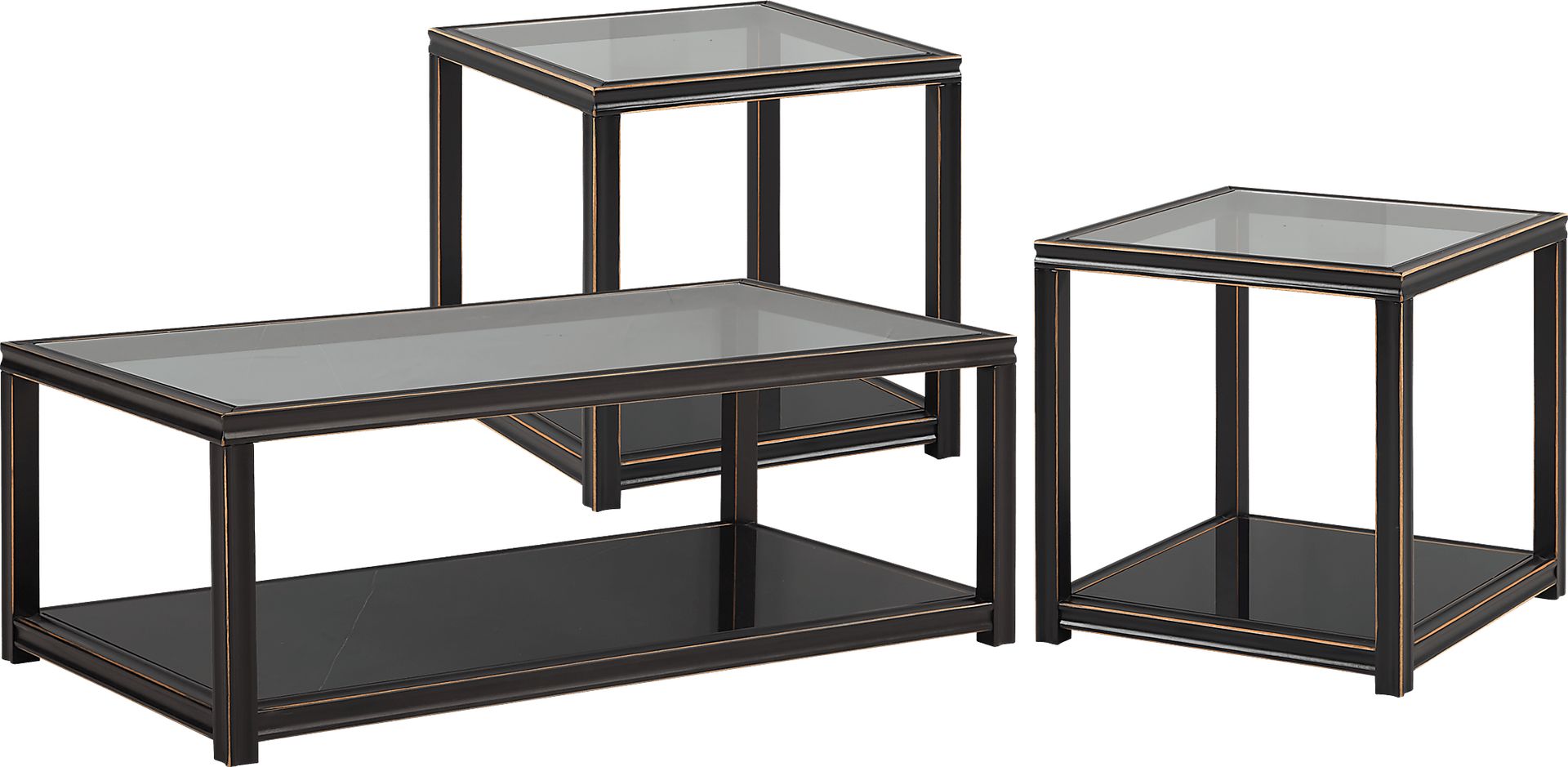 Harperdale Black 3 Pc Table Set - Image 1