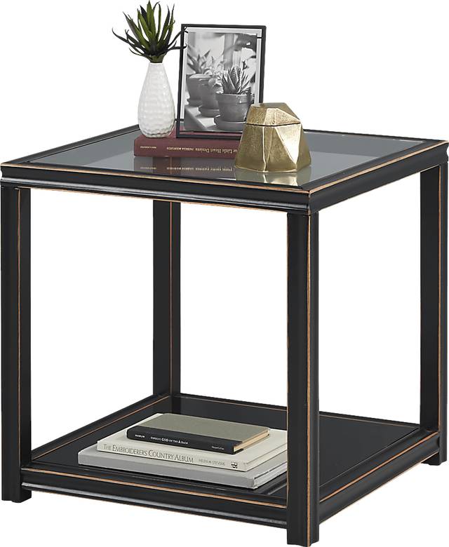 Harperdale Black End Table - Thumbnail - Image 2