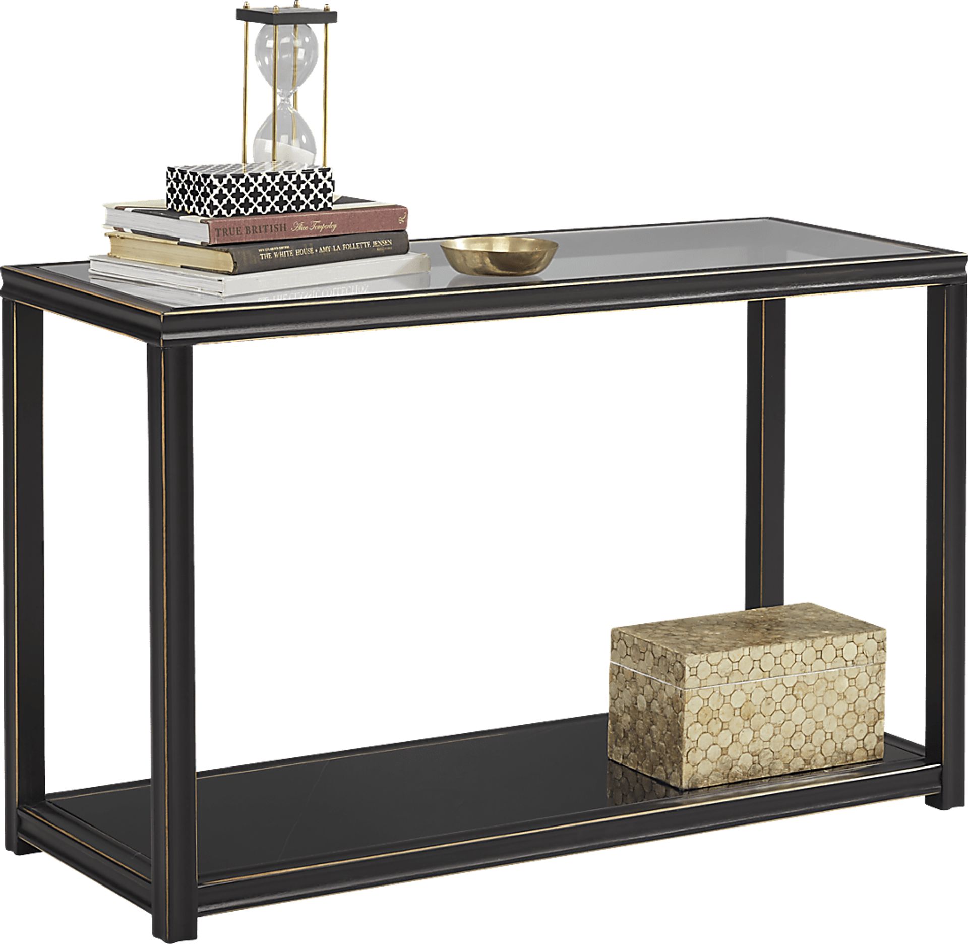 Harperdale Black Sofa Table - Image 2