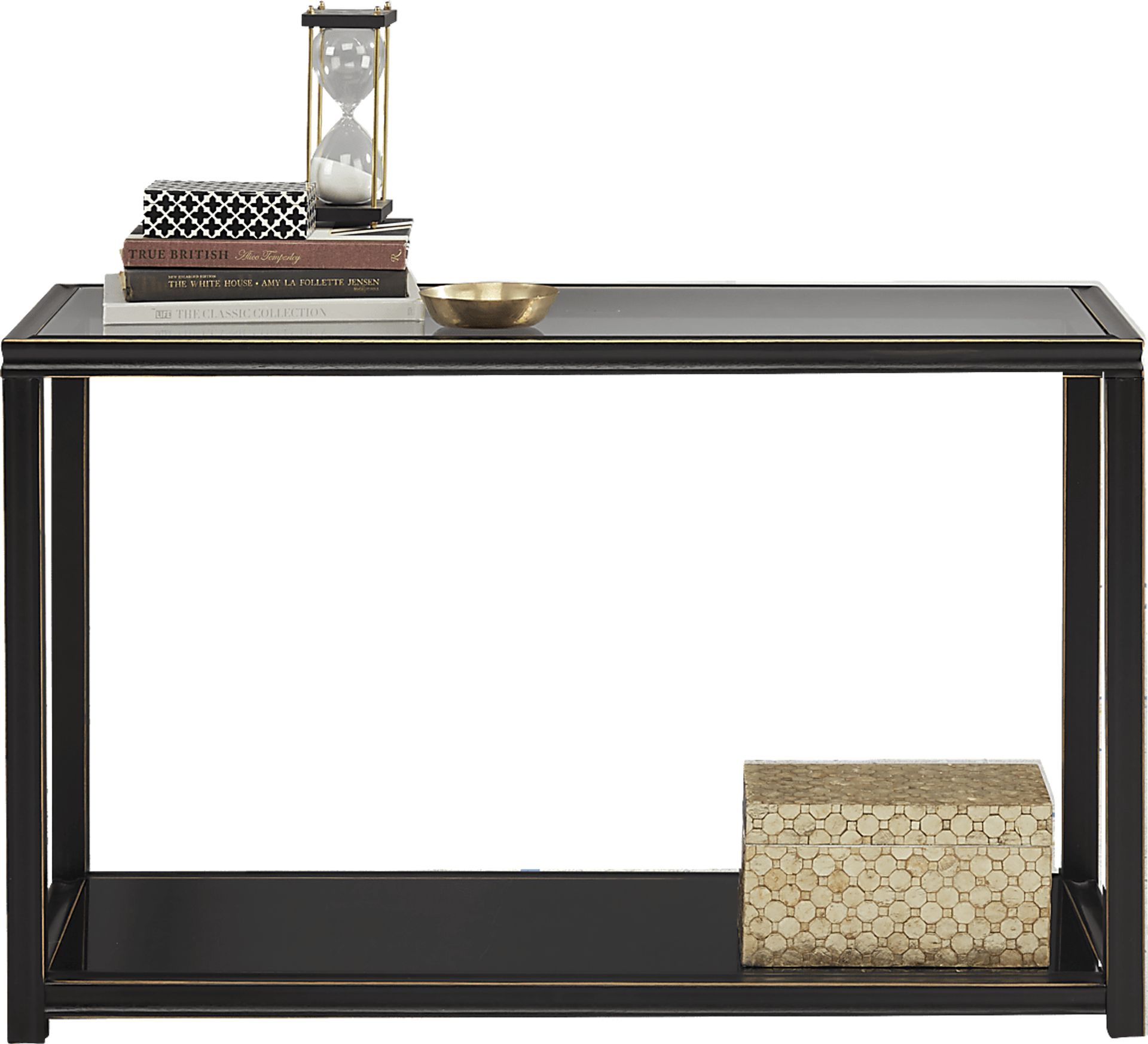 Harperdale Black Sofa Table - Image 3