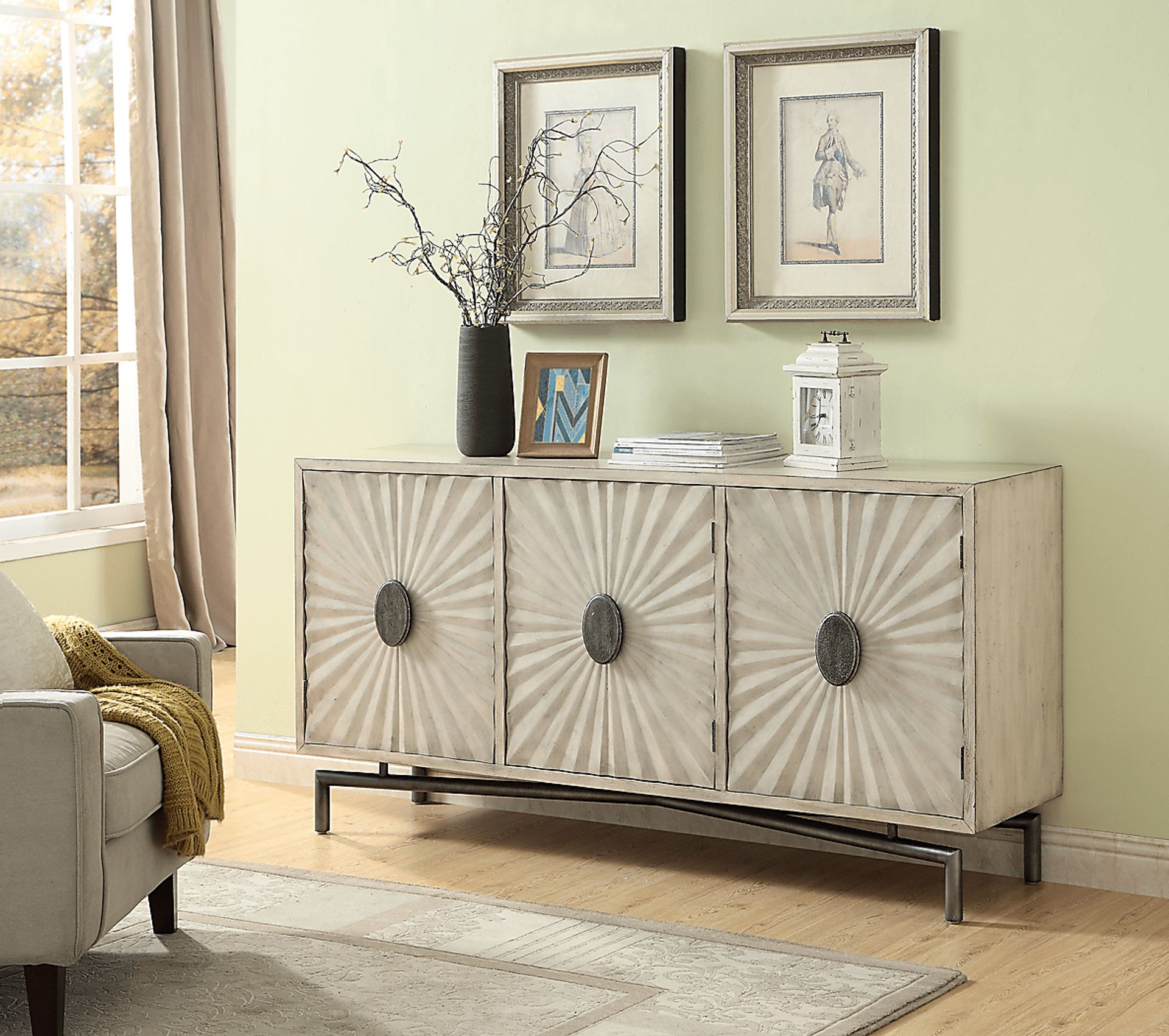 Harpeth Beige Credenza - Image 4
