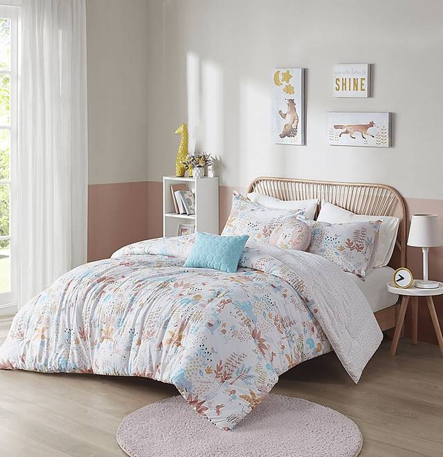 Harratt Blush Twin Comforter Set - Thumbnail - Image 2