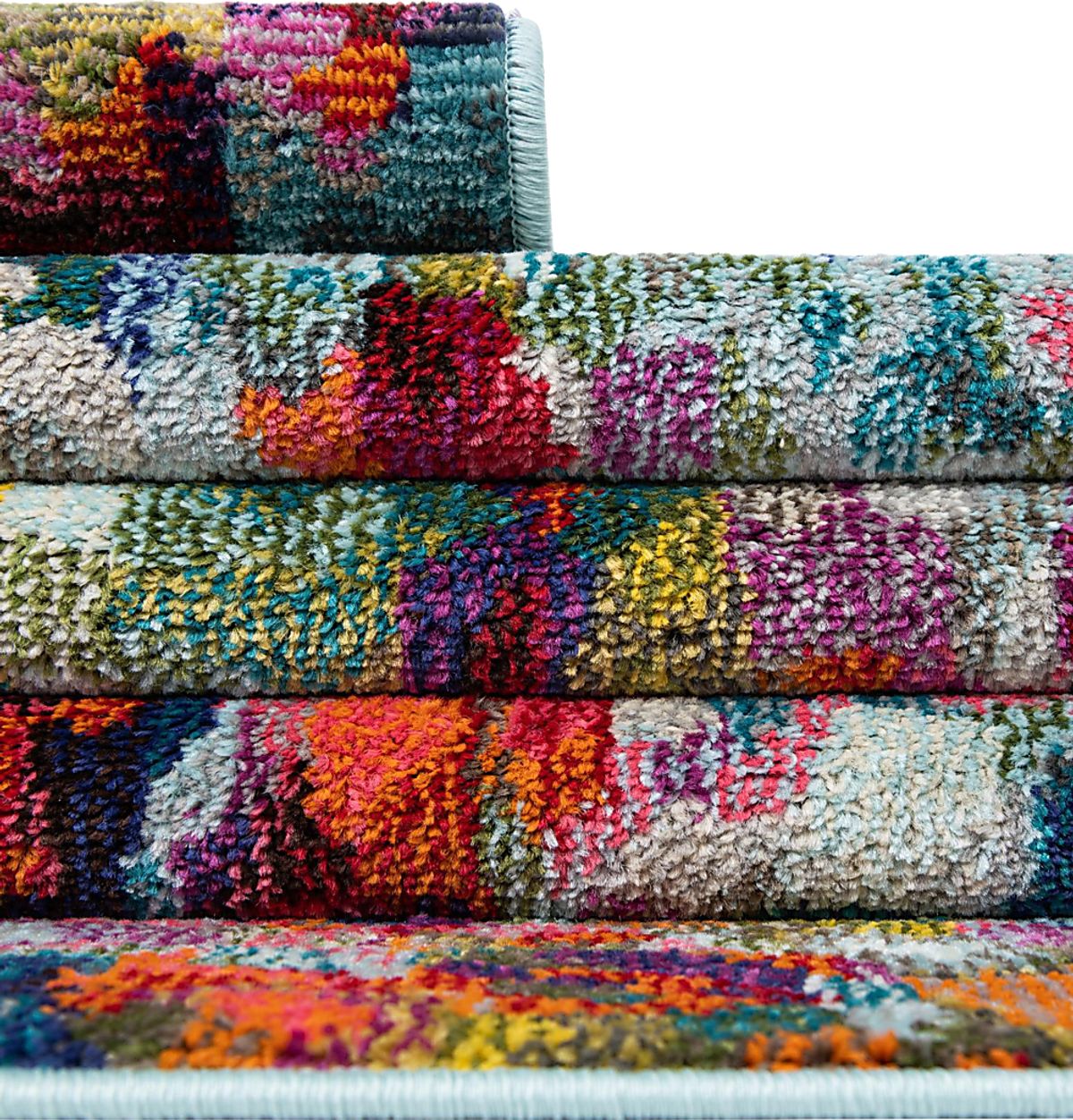 Harri Blue,Multi,Pink Rugs | Rooms to Go