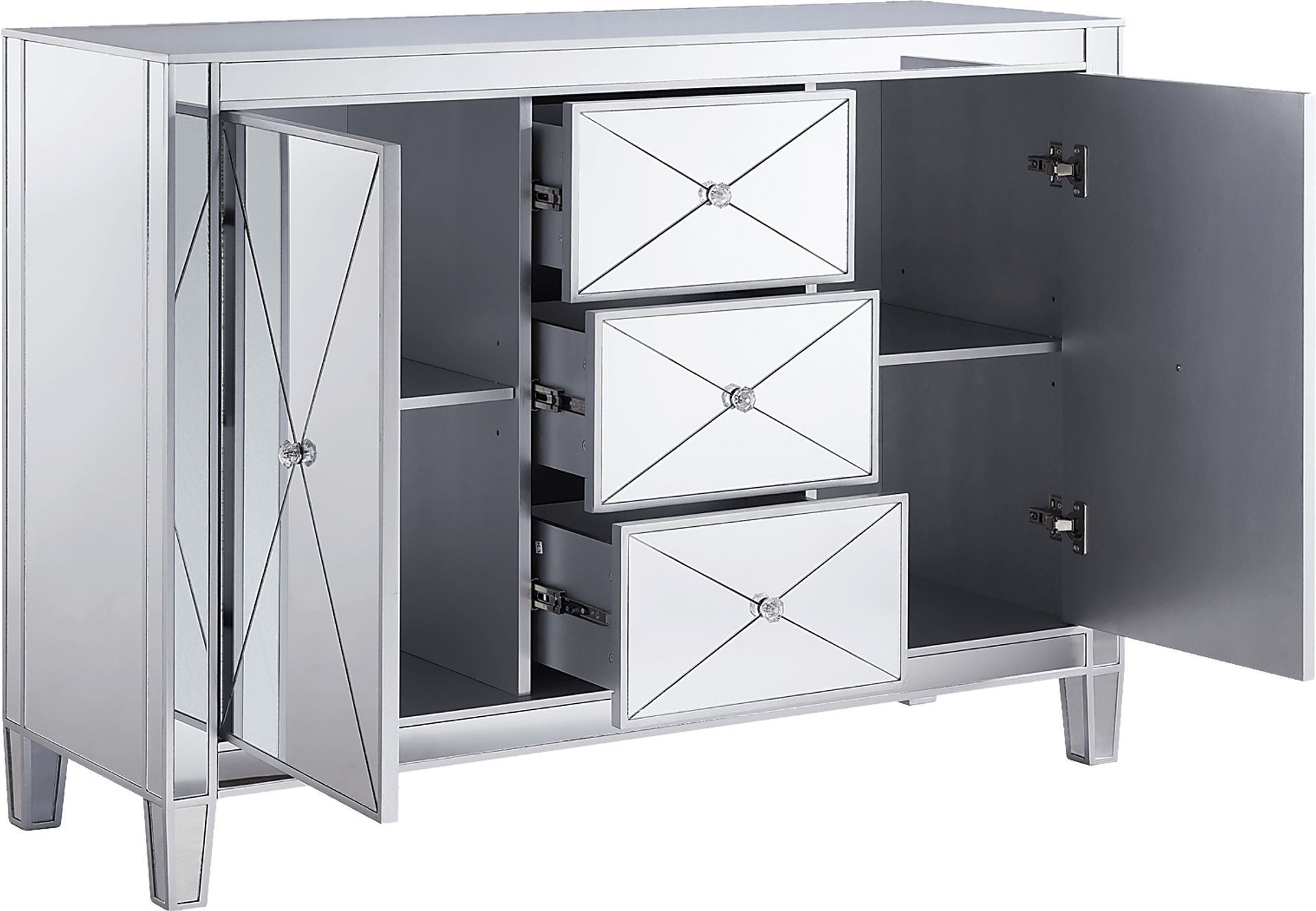 Harrisglen Silver Large Accent Cabinet - Image 2