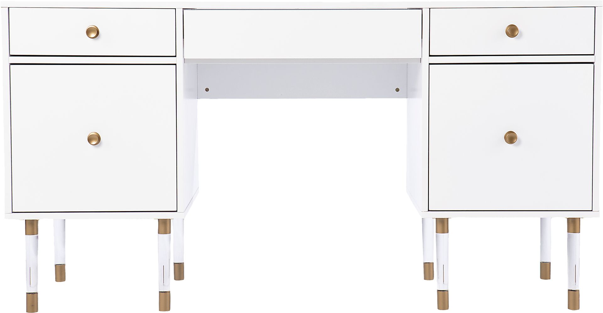 Harrisglen White Desk - Image 2