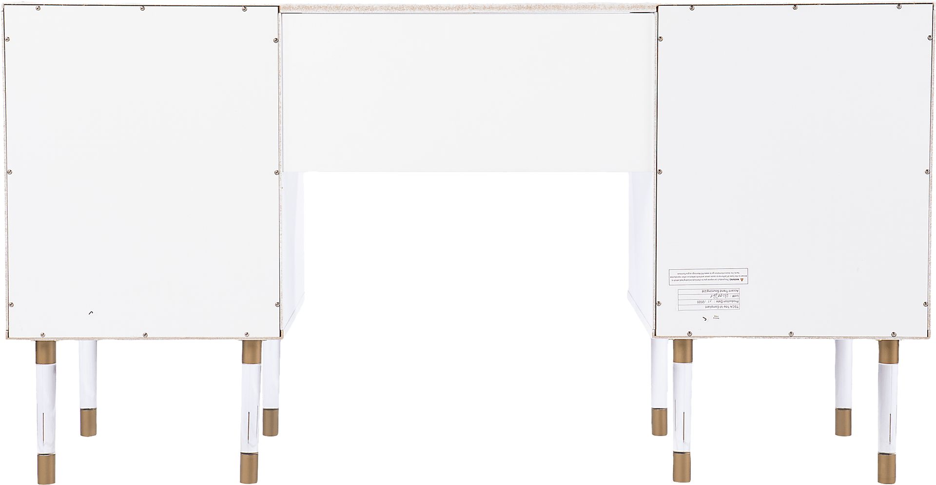 Harrisglen White Desk - Image 4