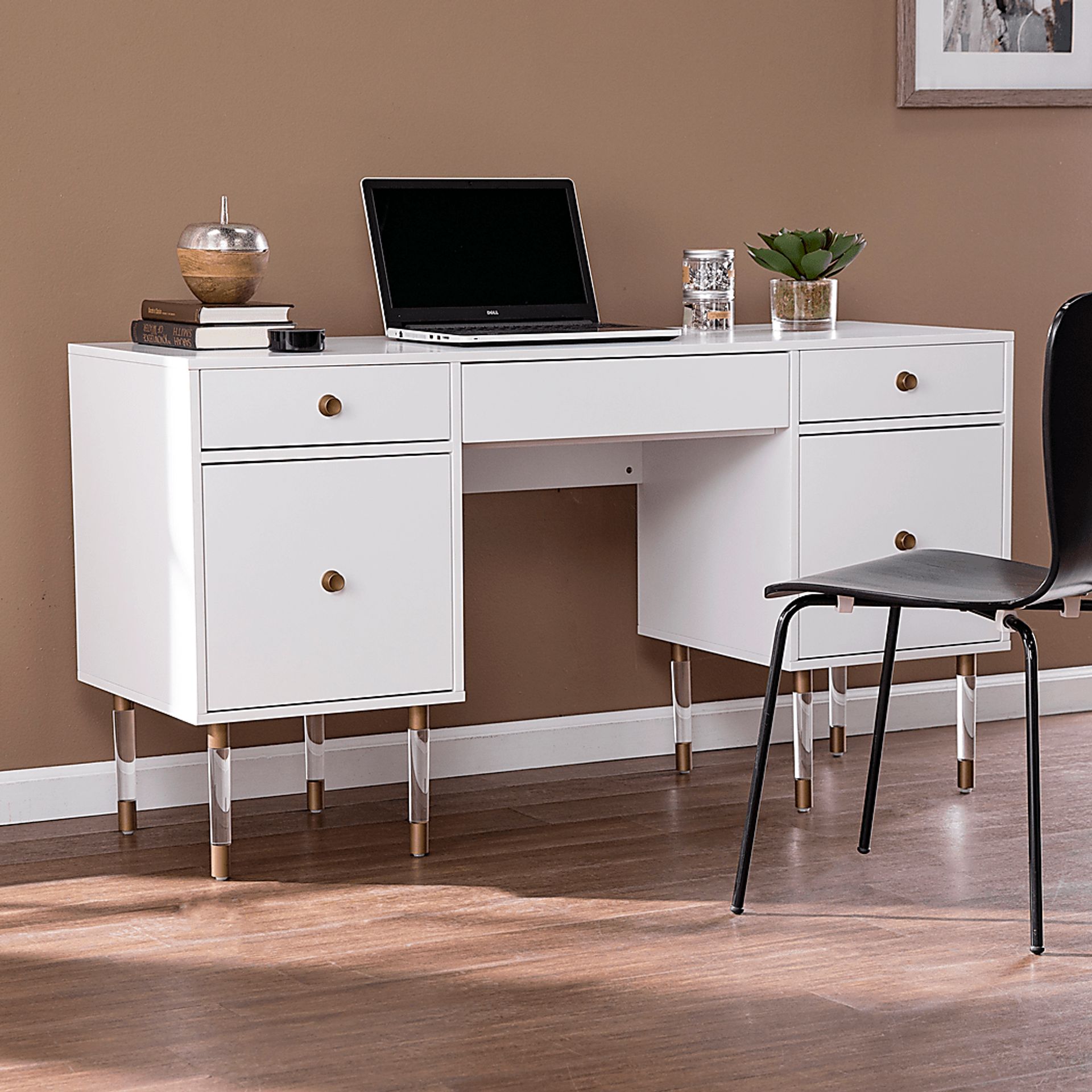 Harrisglen White Desk - Image 7