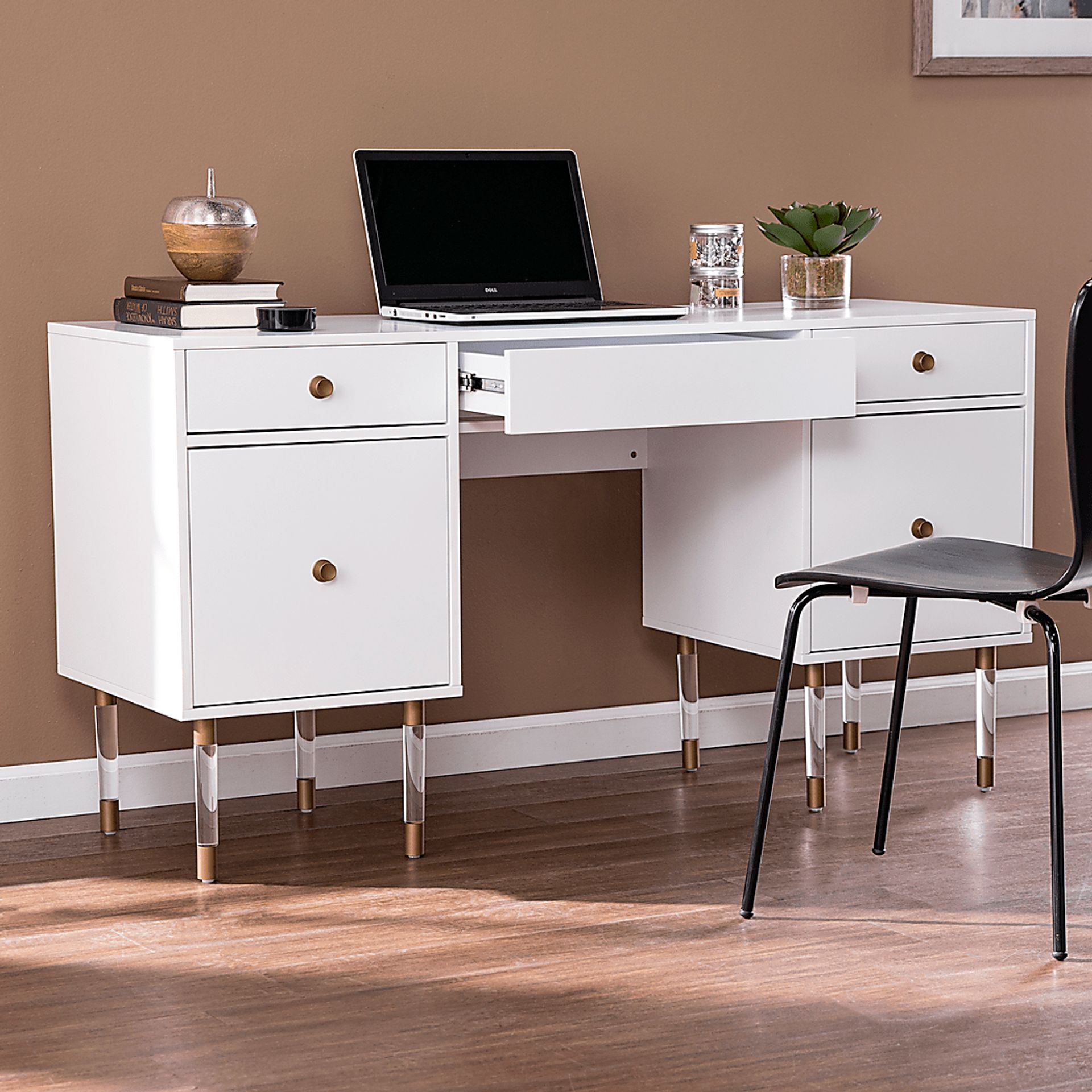 Harrisglen White Desk - Image 8