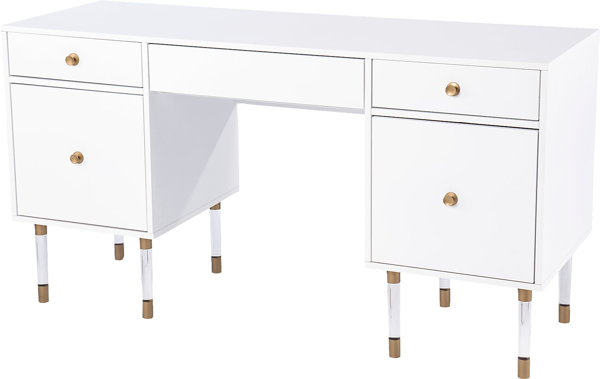 Harrisglen White Desk - Image 1